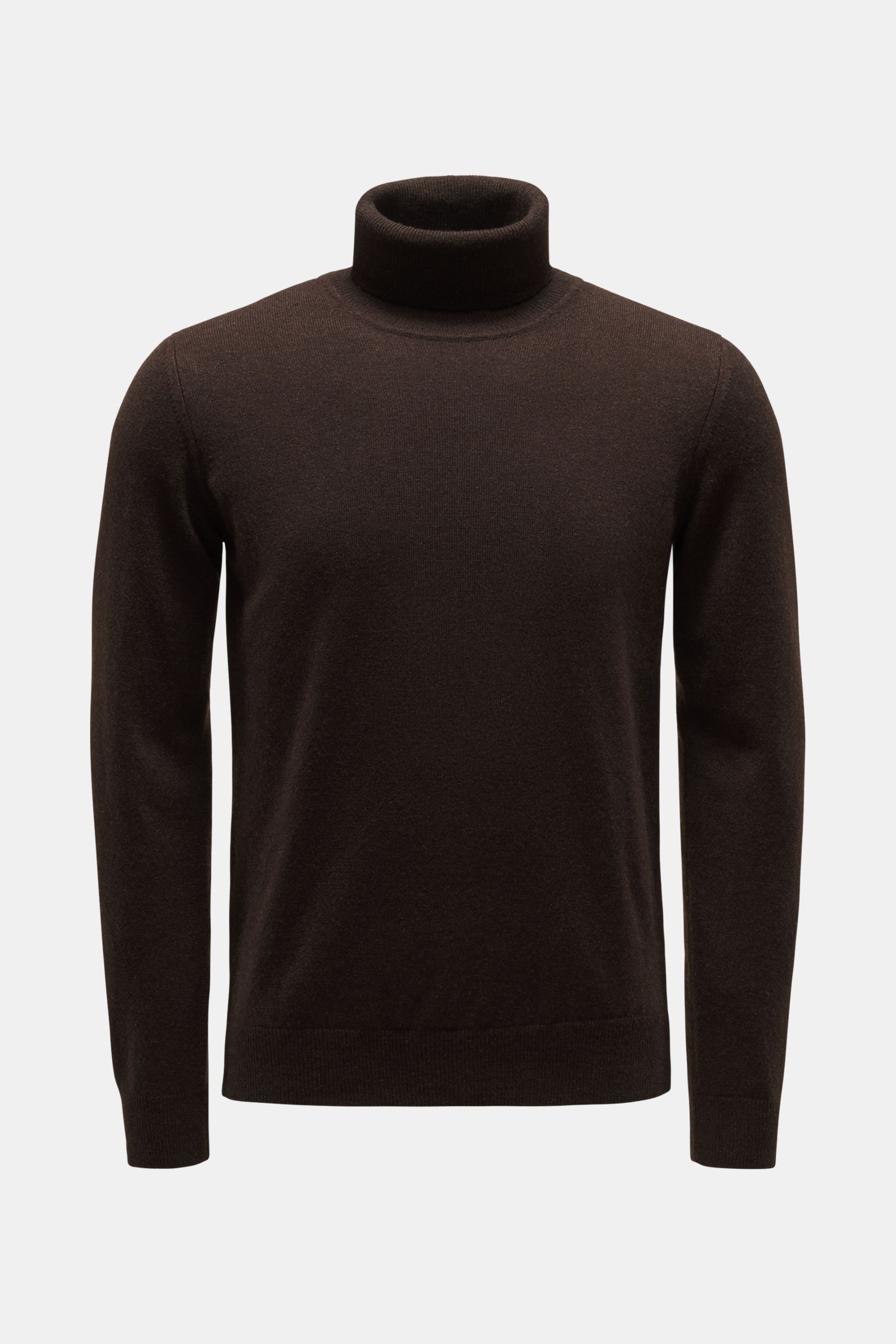von Braun Cashmere turtleneck jumper dark brown