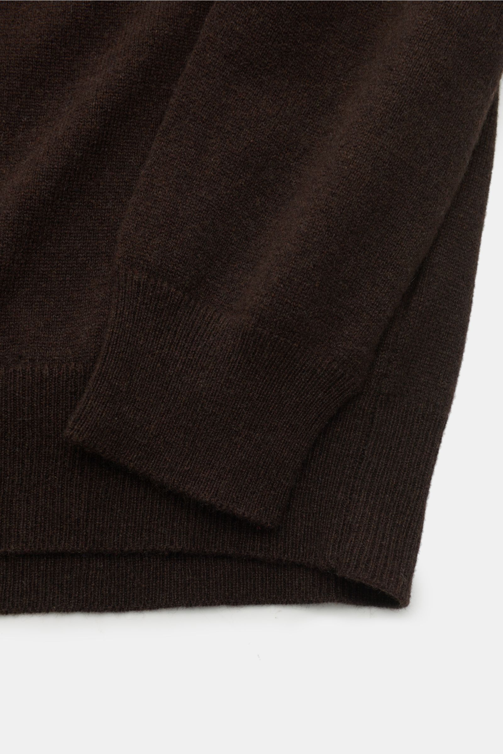 von Braun Cashmere turtleneck jumper dark brown
