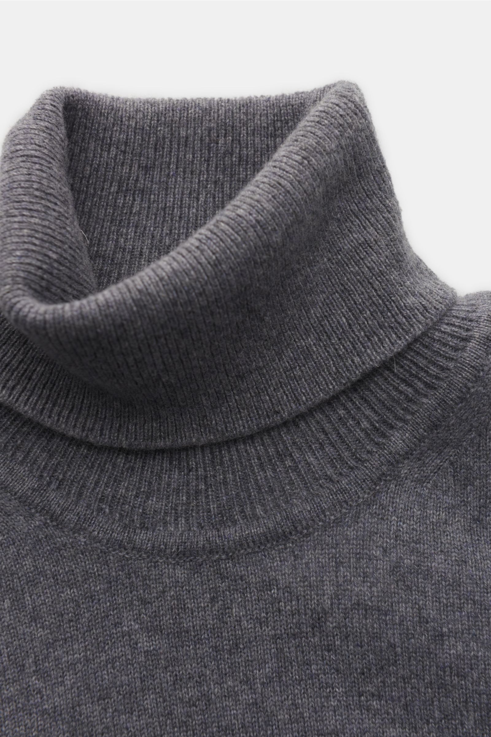 von Braun Cashmere turtleneck jumper grey