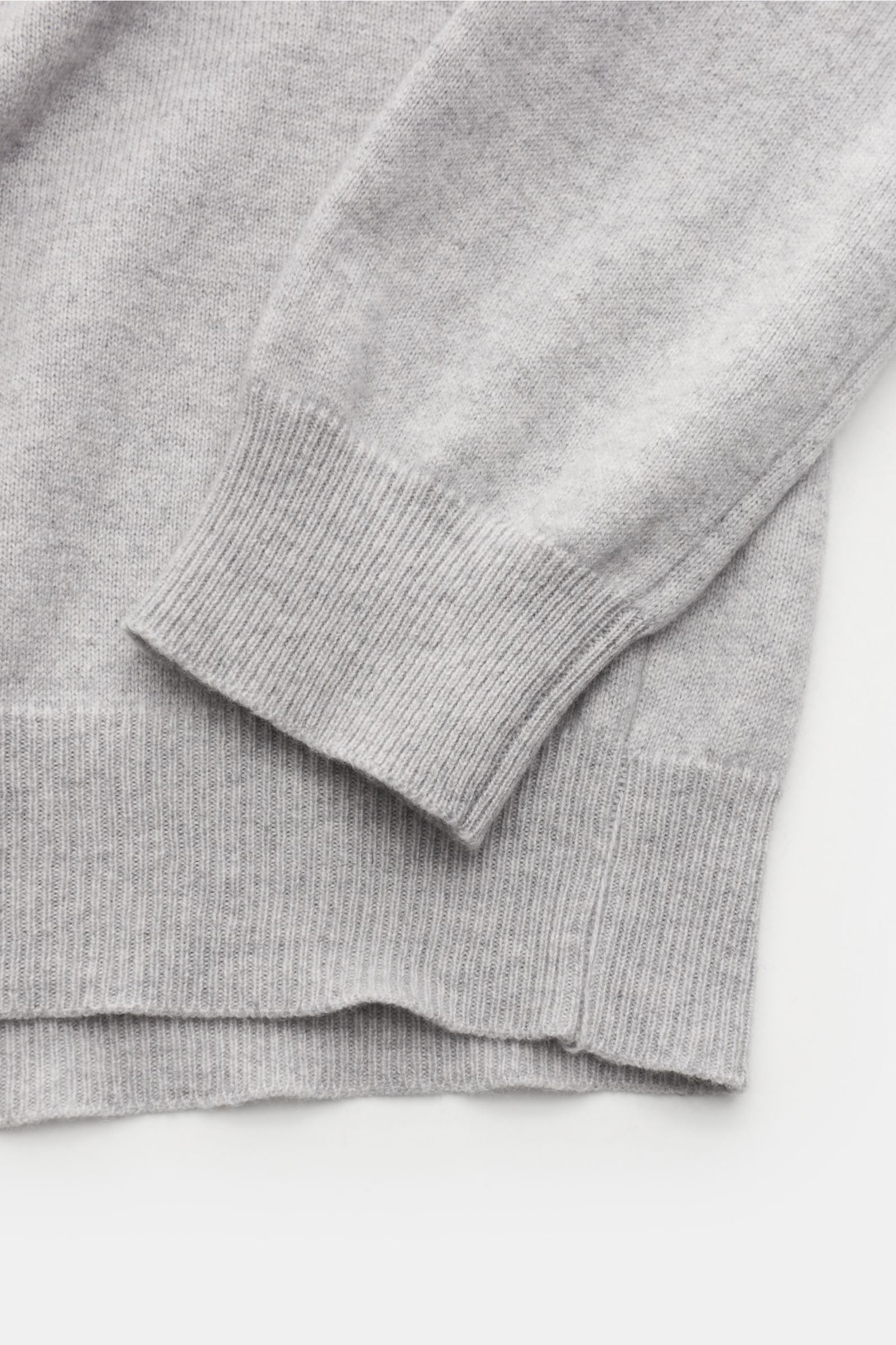 von Braun Cashmere turtleneck jumper light grey