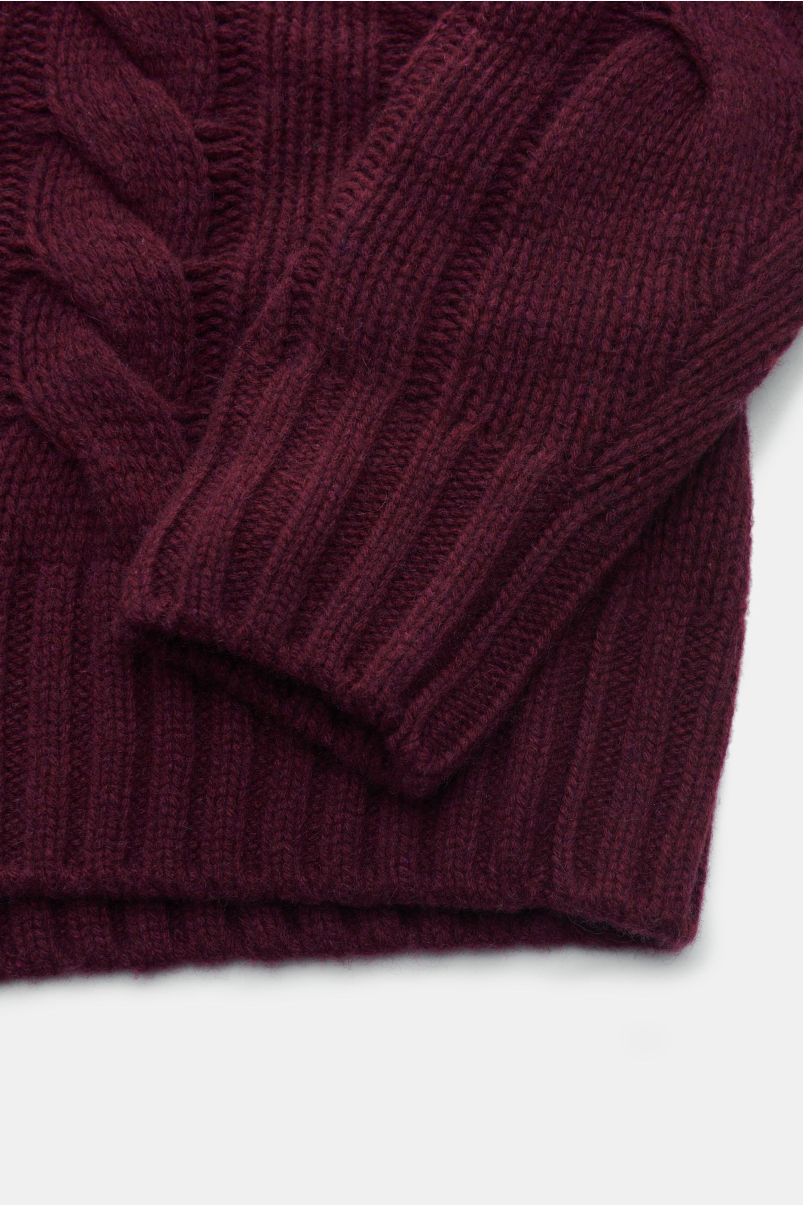 von Braun Cashmere Rollkragenpullover bordeaux