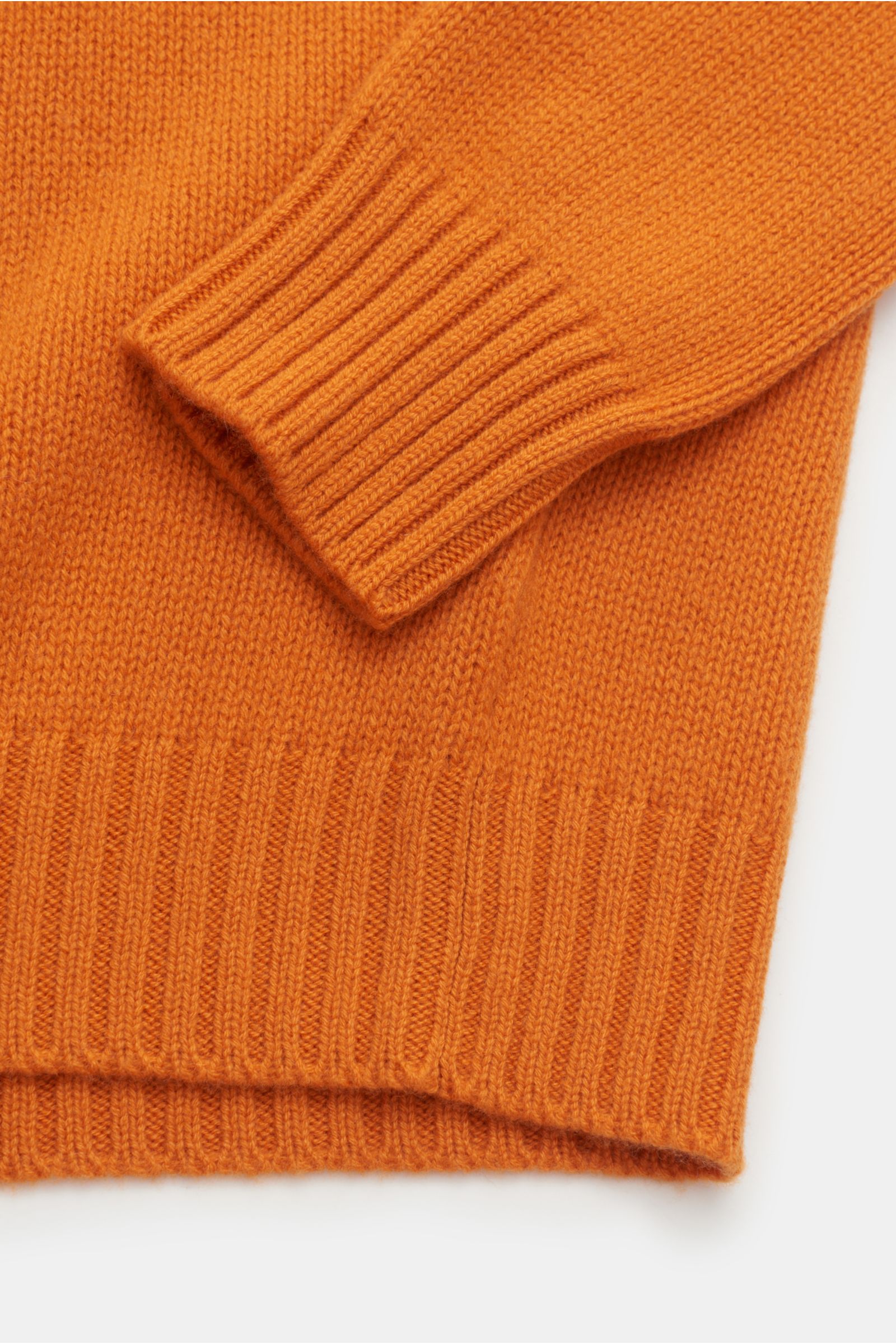 Bruno Manetti Cashmere Rollkragenpullover orange Bruno Manetti Cashmere Rollkragenpullover orange