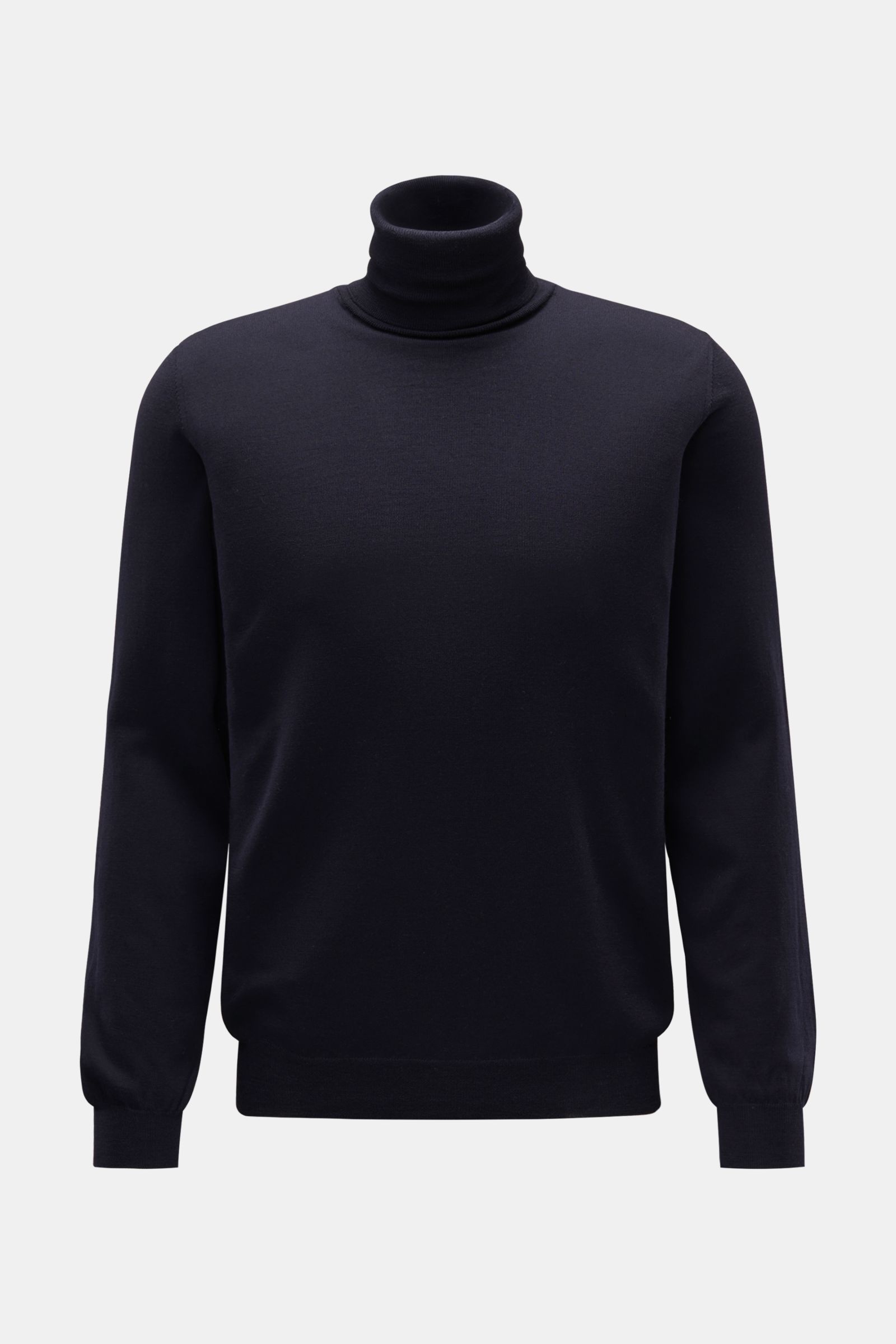 Zanone Feinstrick-Rollkragenpullover dark navy