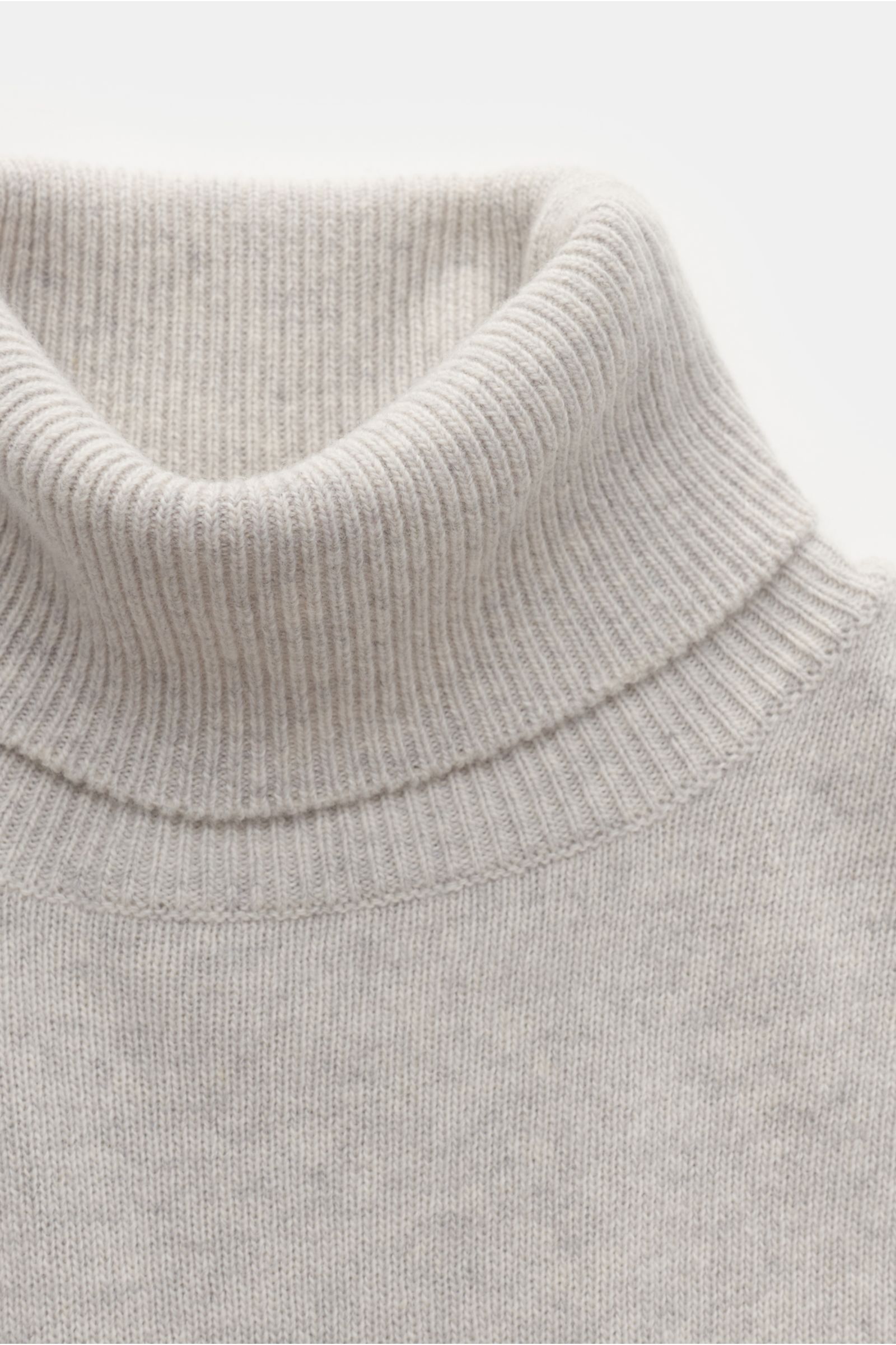 Maison Kitsuné Turtleneck jumper light grey