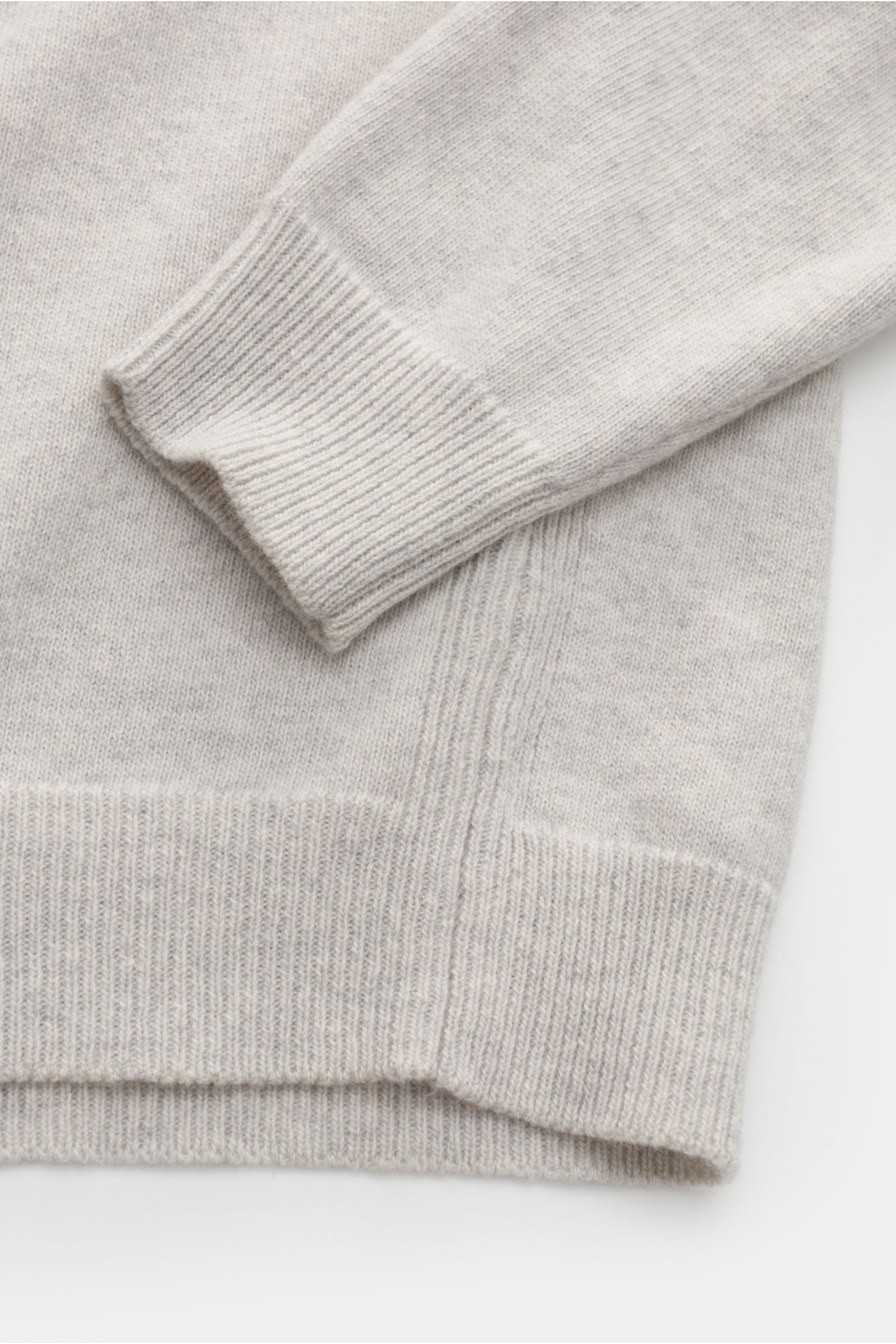 Maison Kitsuné Turtleneck jumper light grey