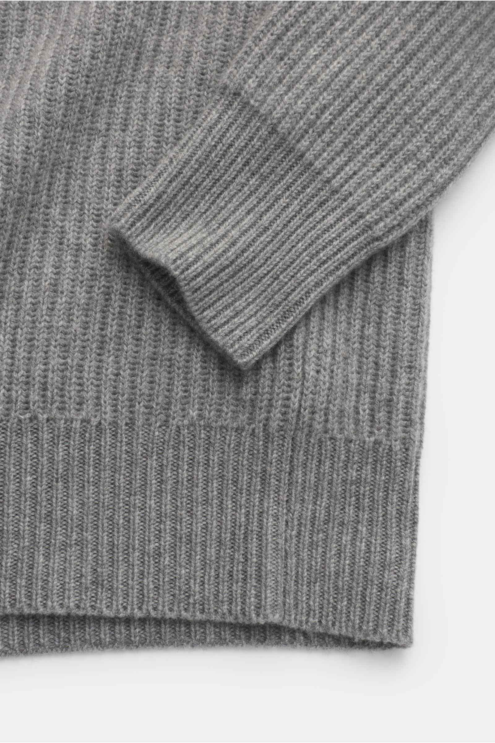 Piacenza Cashmere Rollkragenpullover hellgrau Piacenza Cashmere Rollkragenpullover hellgrau