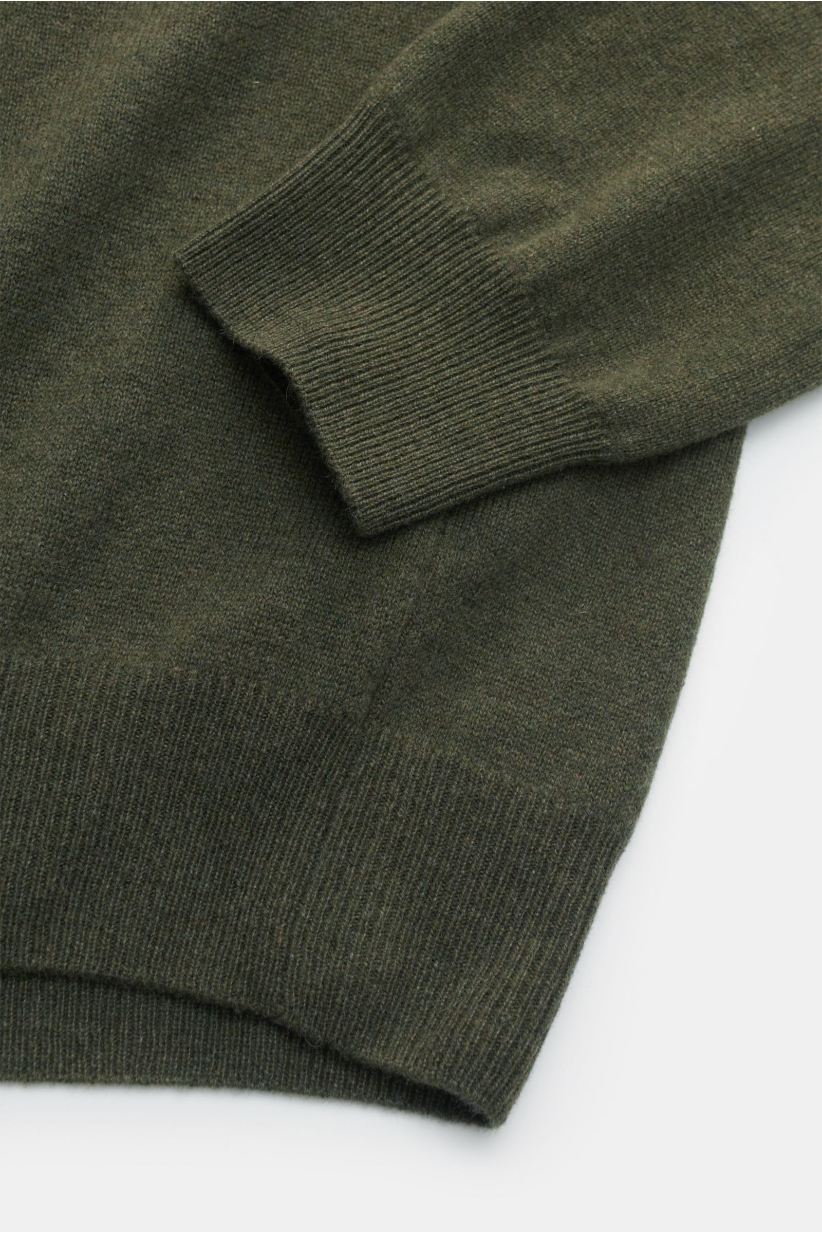 von Braun Cashmere Rollkragenpullover oliv