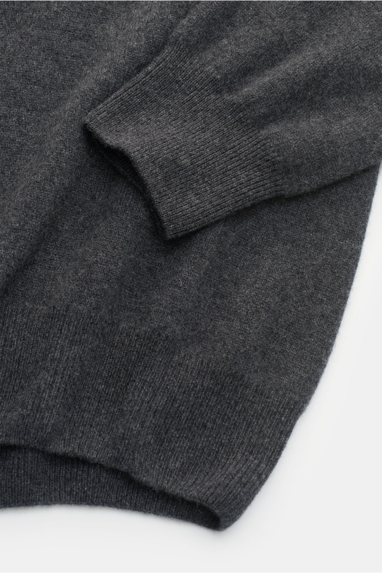 von Braun Cashmere turtleneck jumper dark grey