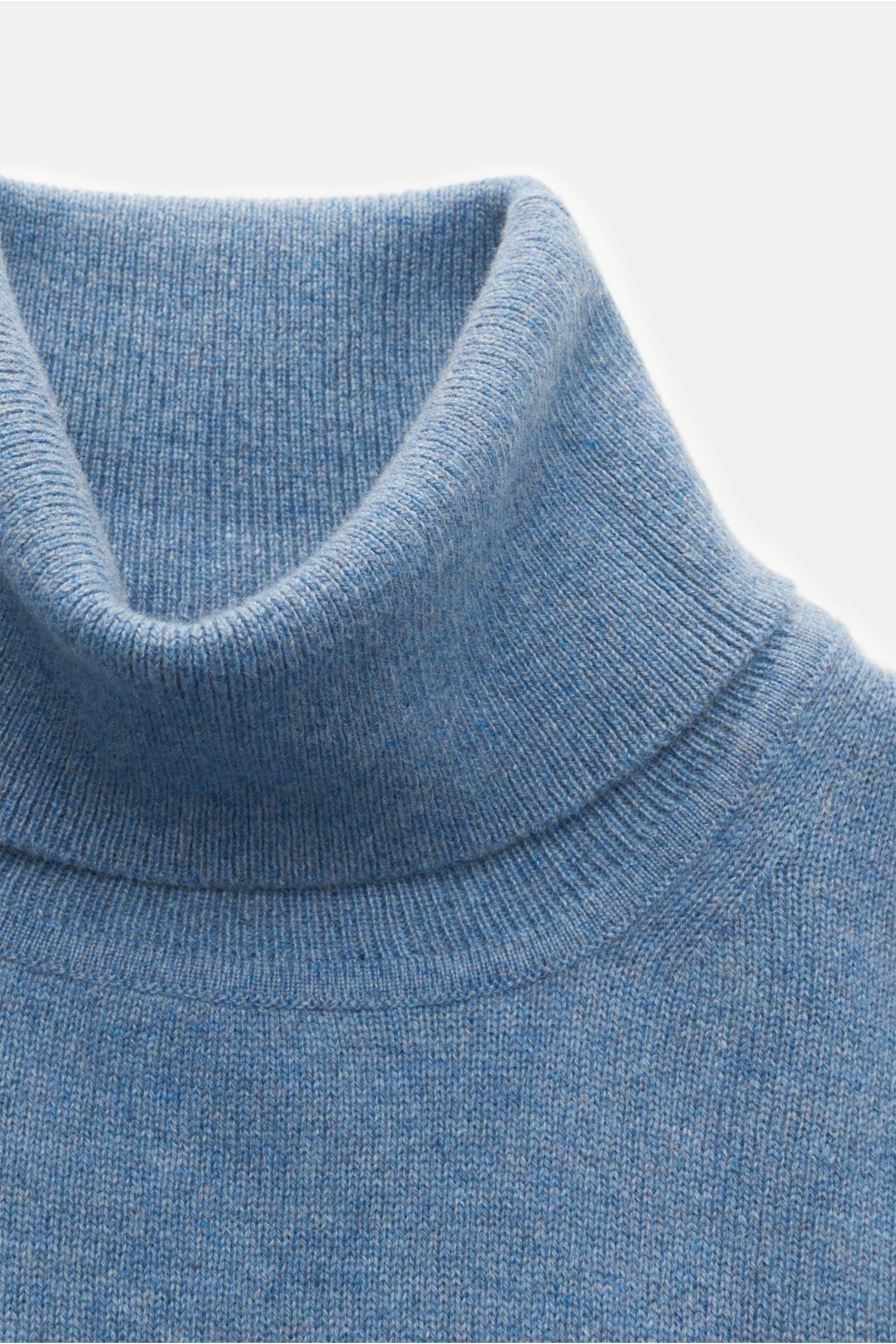 von Braun Cashmere turtleneck jumper smoky blue