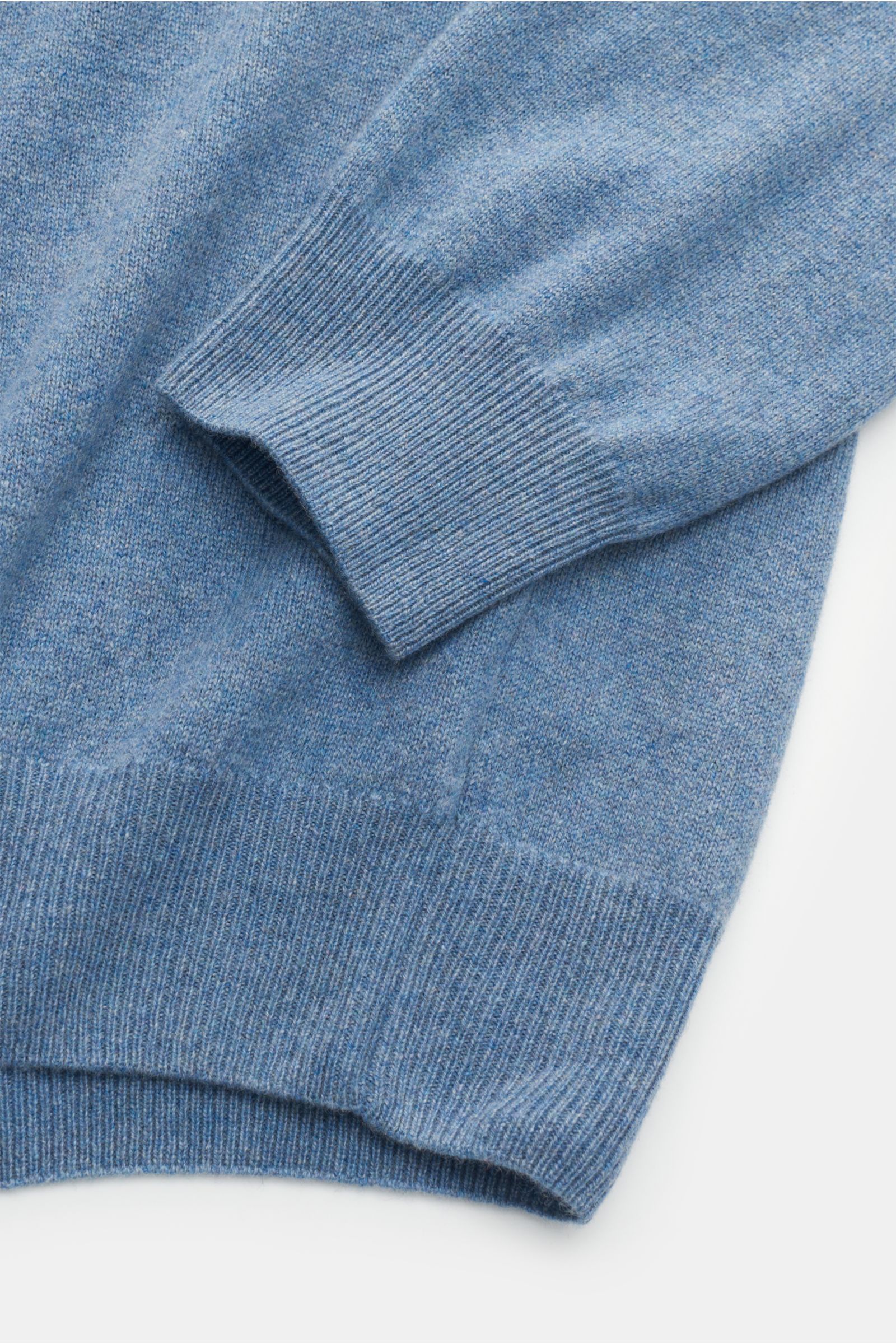 von Braun Cashmere turtleneck jumper smoky blue