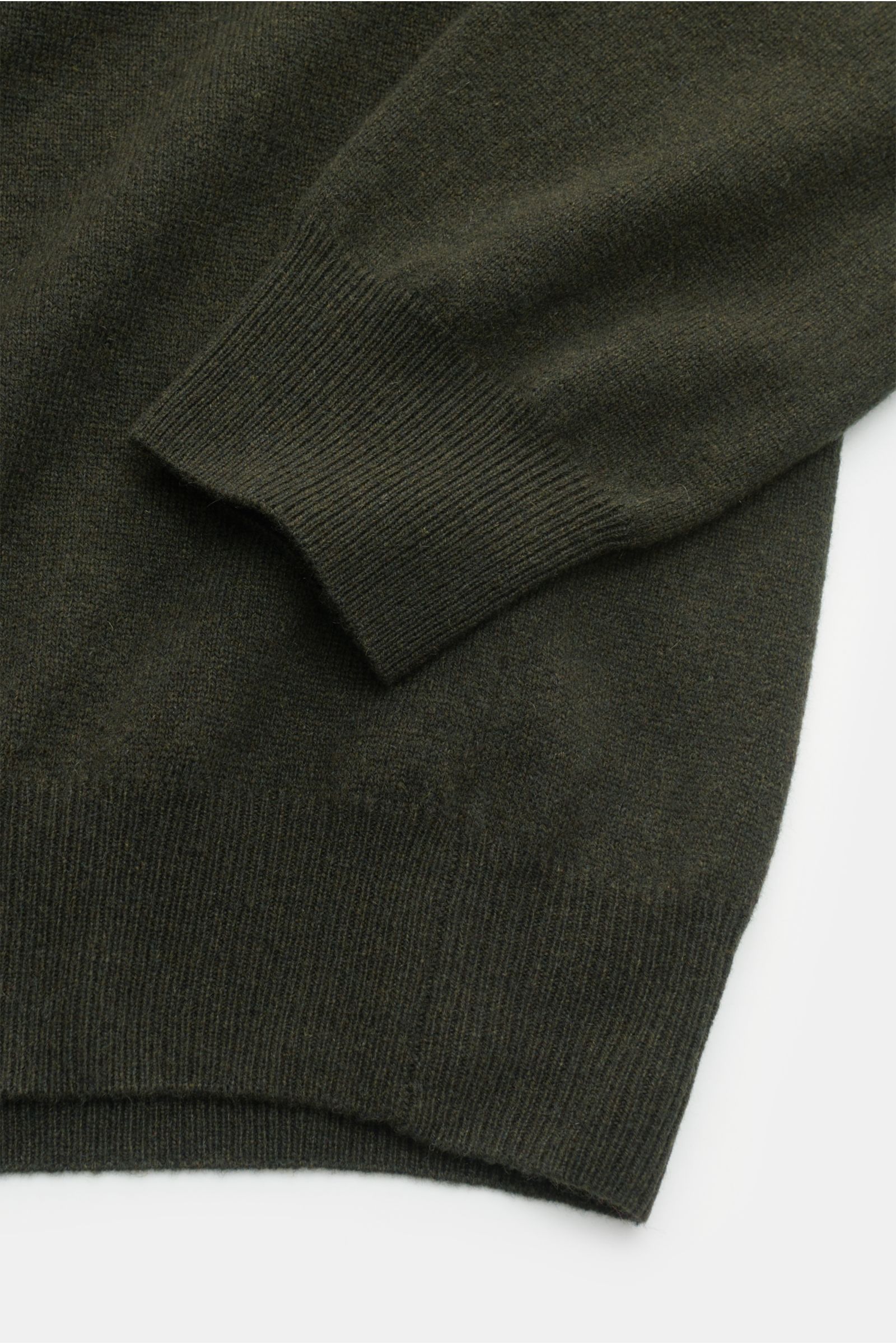 von Braun Cashmere turtleneck jumper dark olive