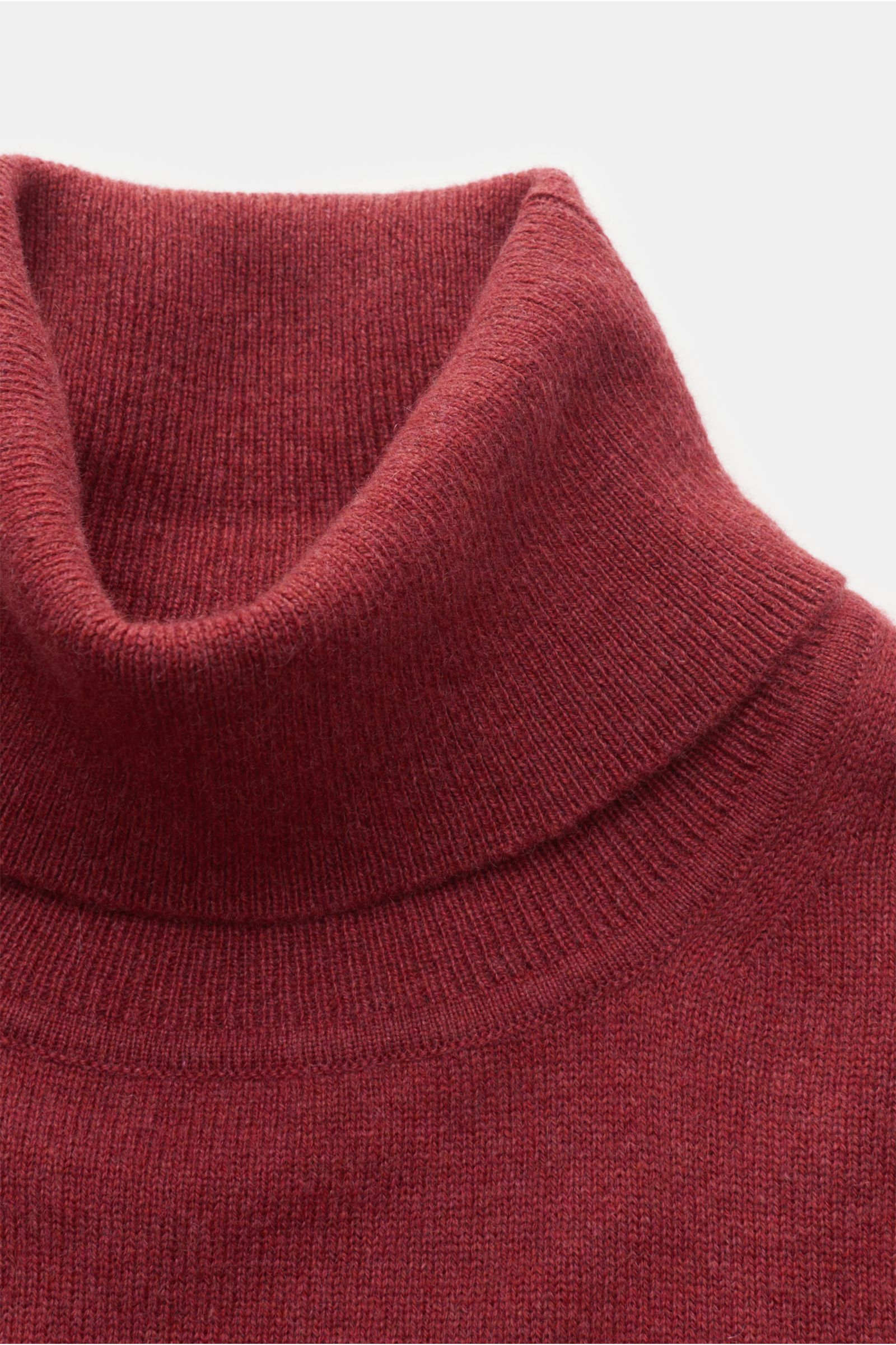von Braun Cashmere Rollkragenpullover rot