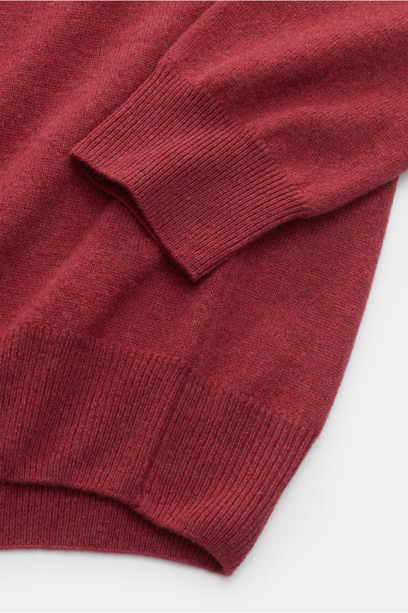 von Braun Cashmere Rollkragenpullover rot