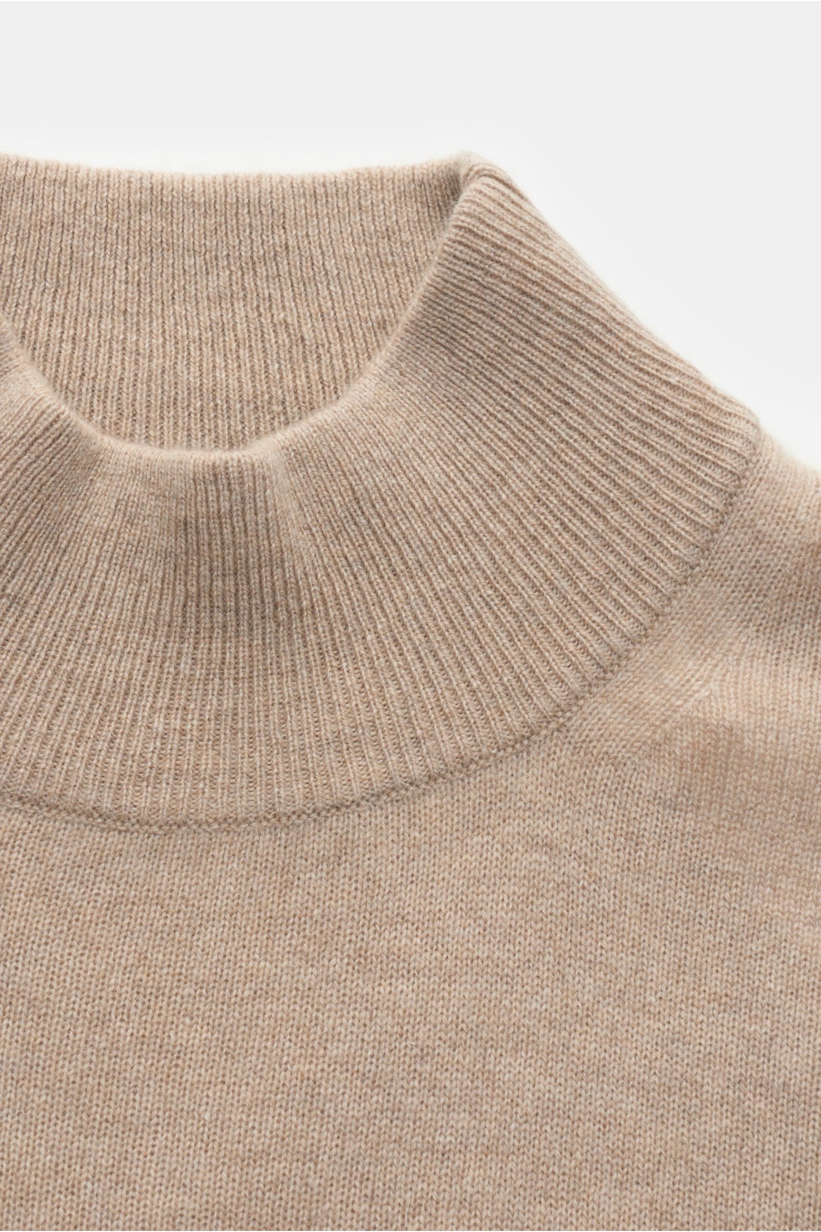 von Braun Cashmere turtleneck jumper beige