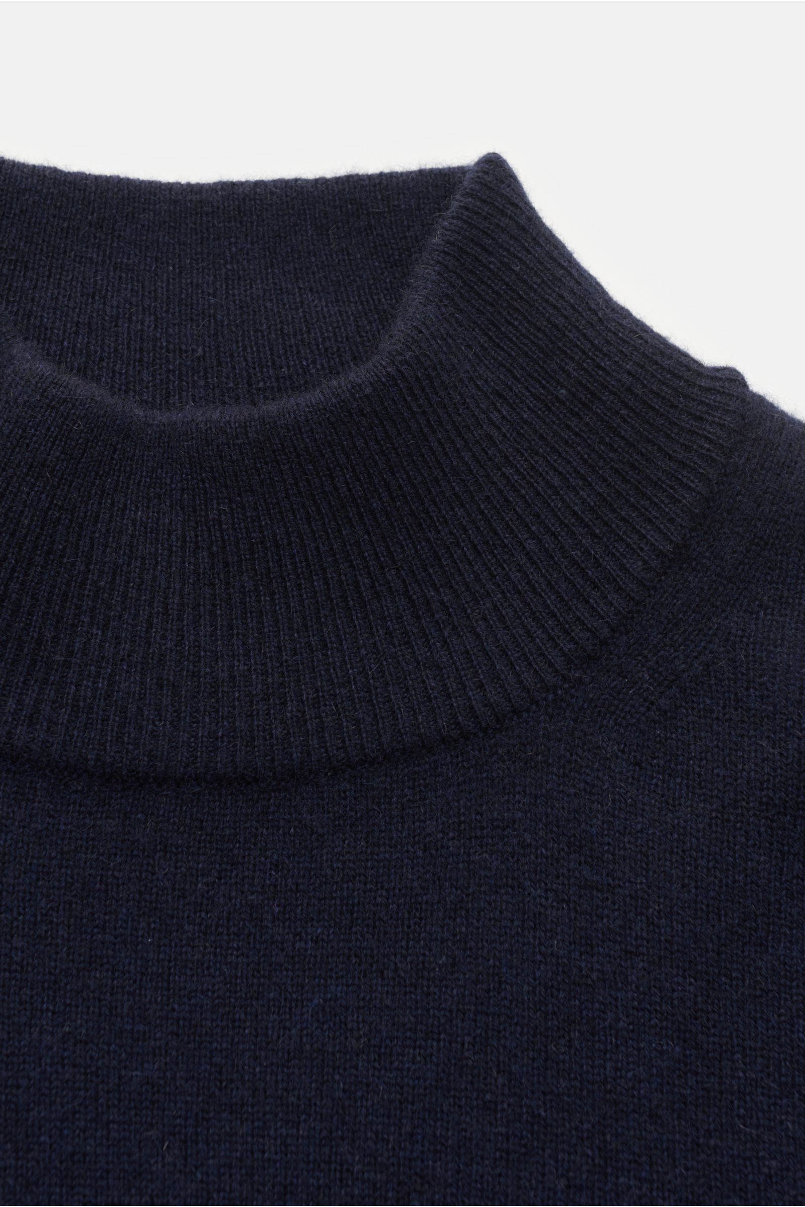 von Braun Cashmere turtleneck jumper navy