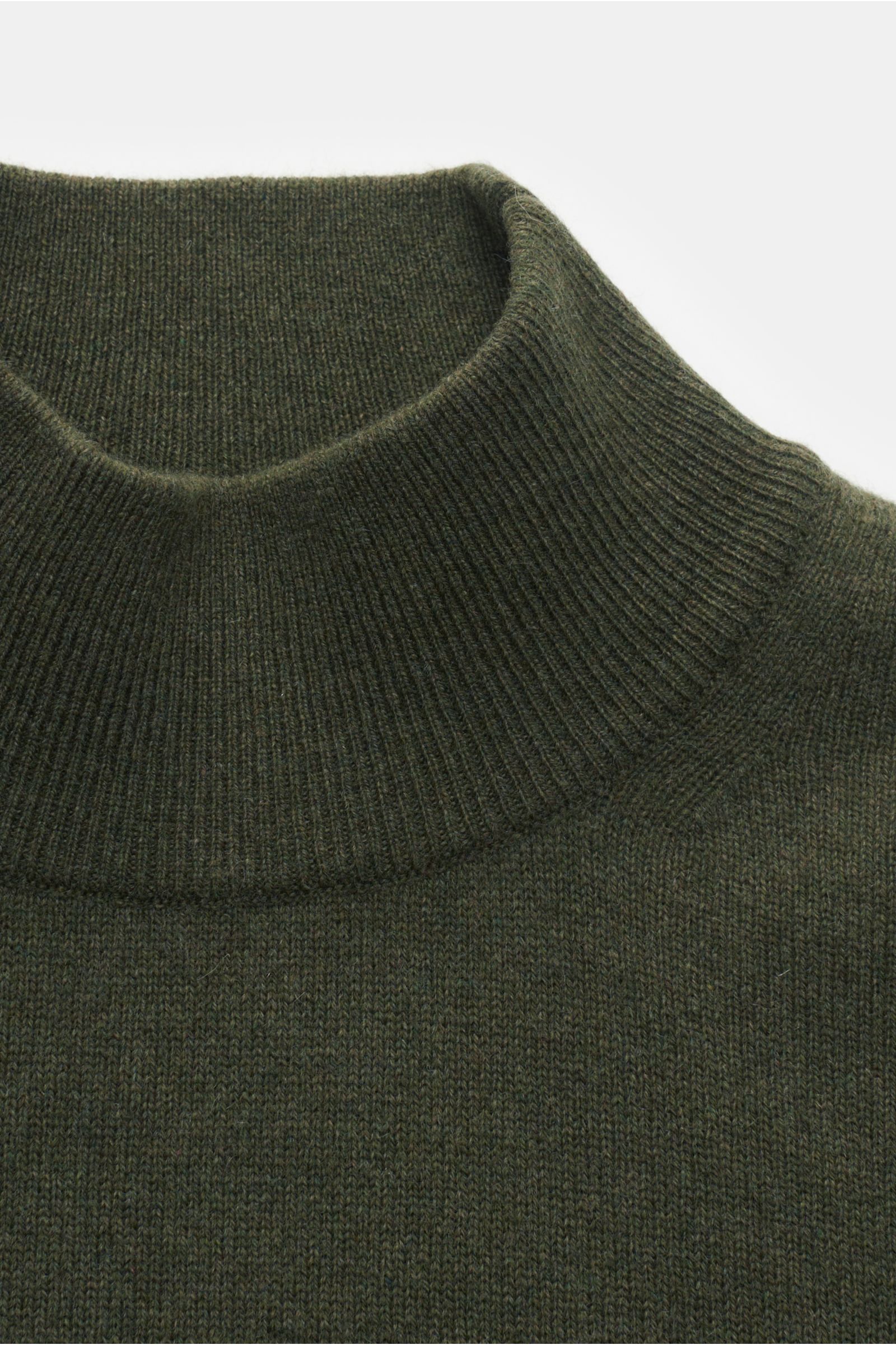 von Braun Cashmere Rollkragenpullover oliv