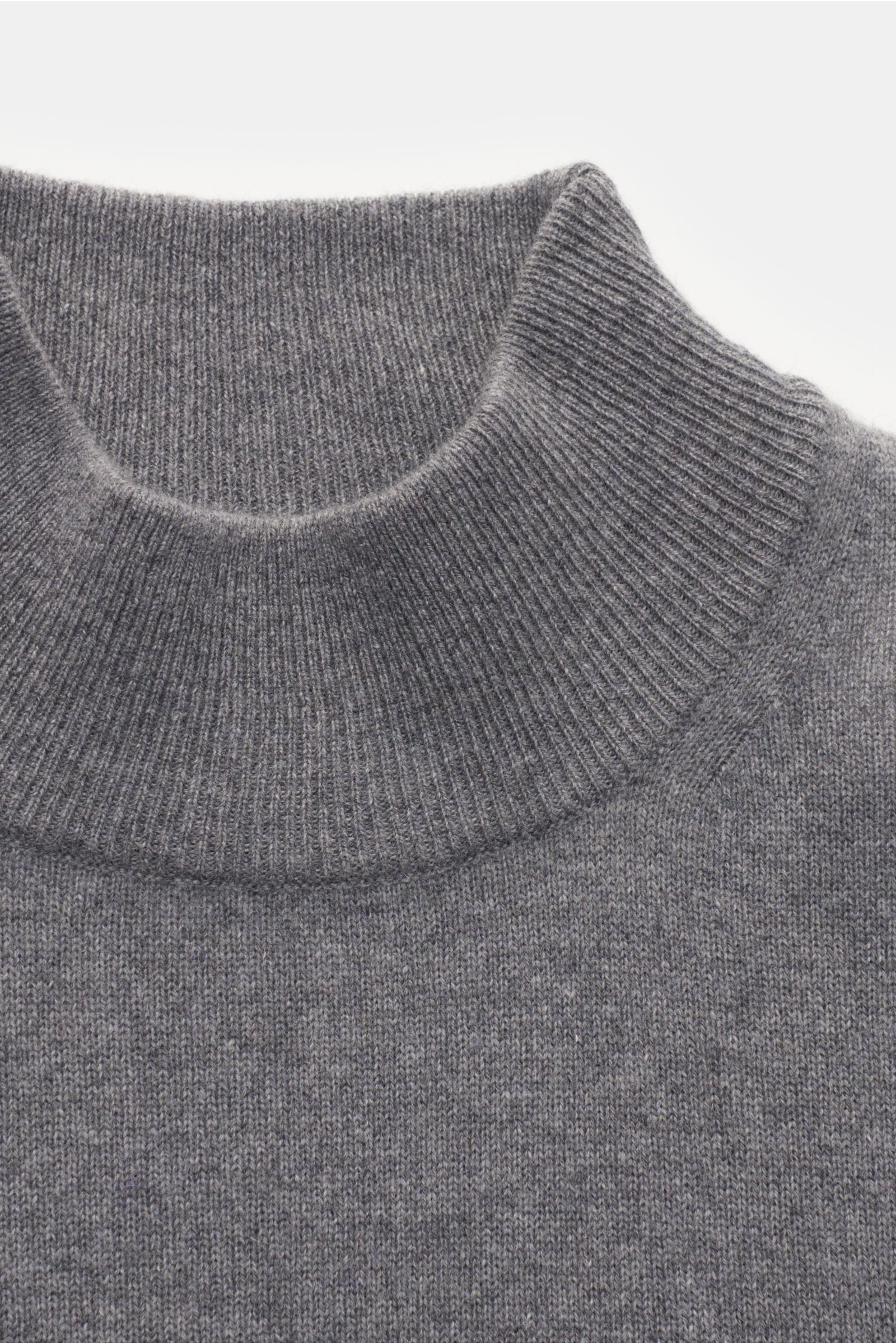 von Braun Cashmere turtleneck jumper grey