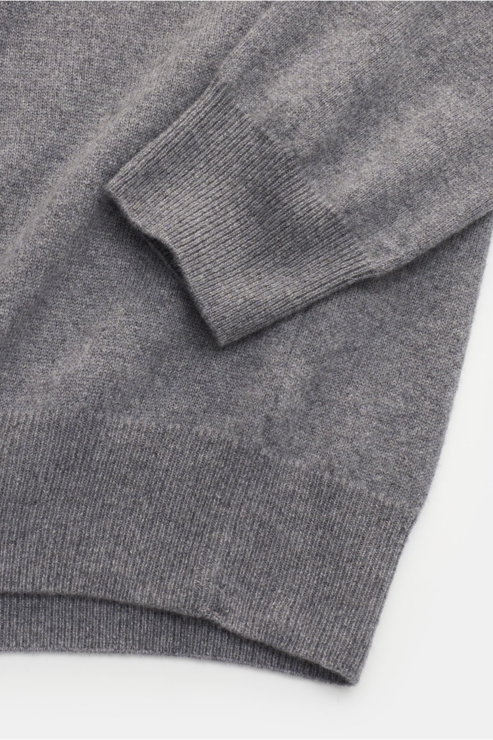 von Braun Cashmere turtleneck jumper grey