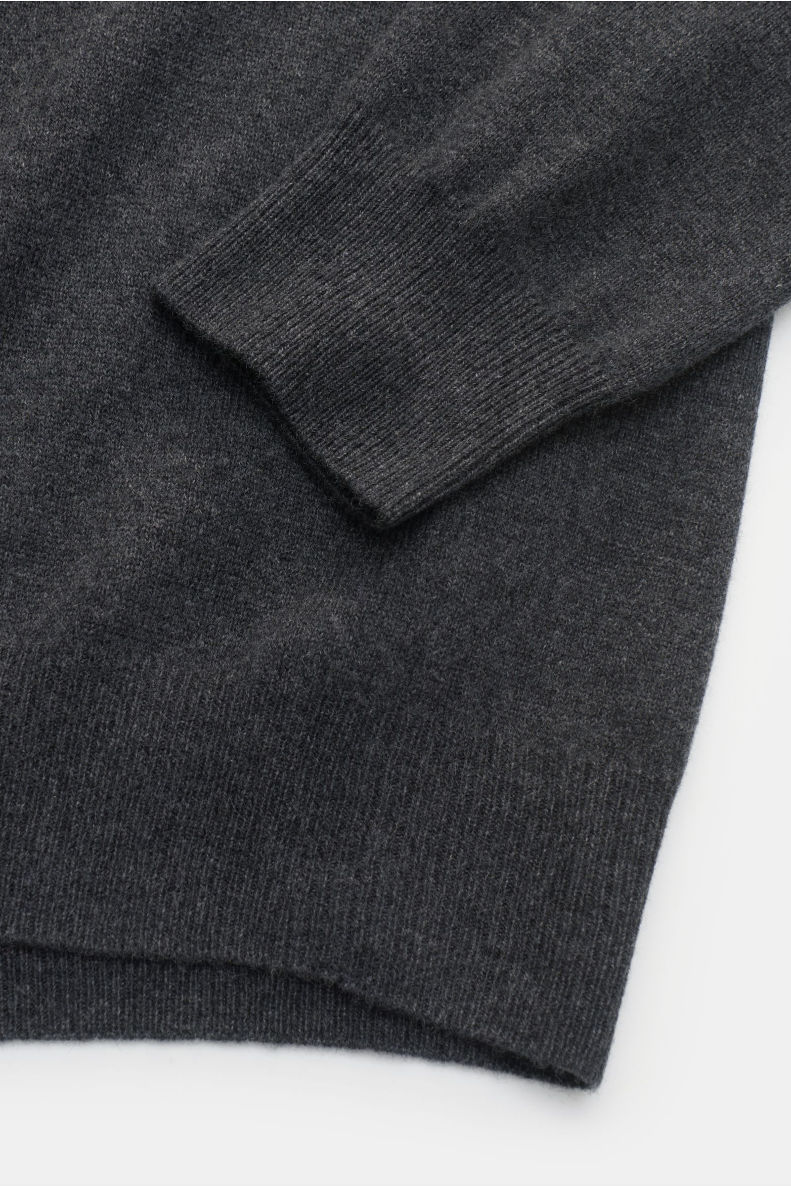 von Braun Cashmere Rollkragenpullover dunkelgrau