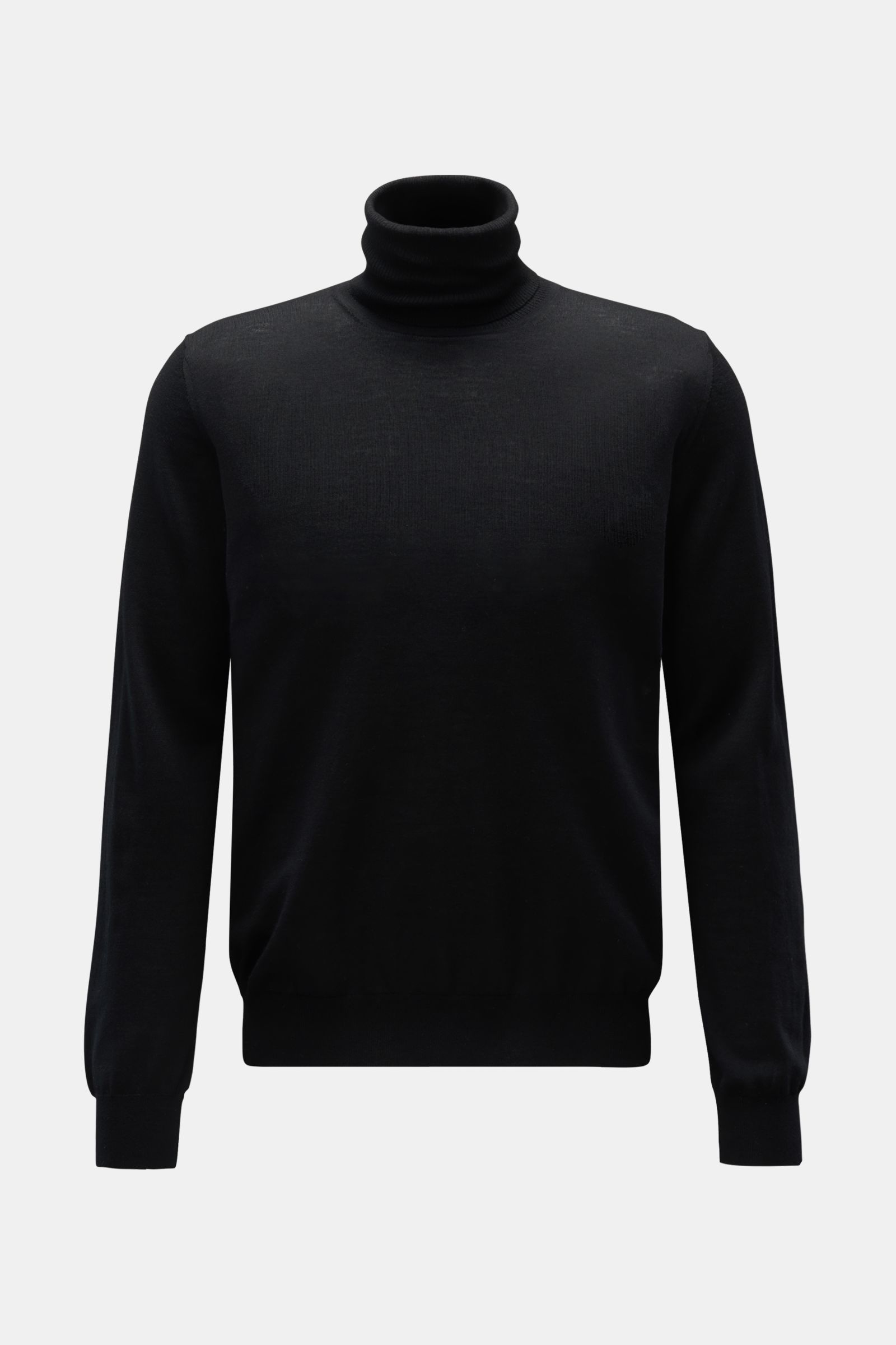 von Braun Merino fine knit turtleneck jumper black