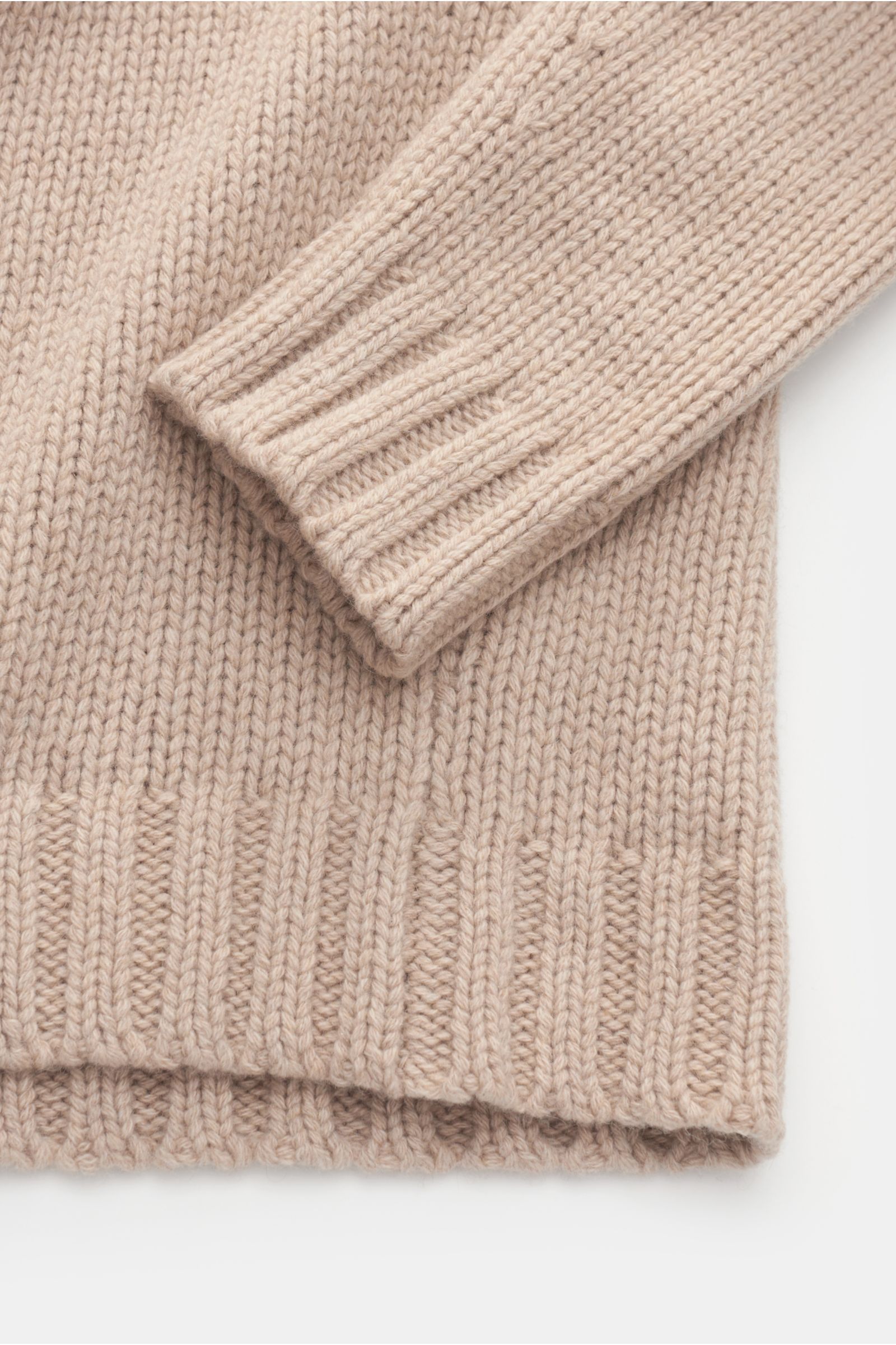 von Braun Cashmere Rollkragenpullover beige