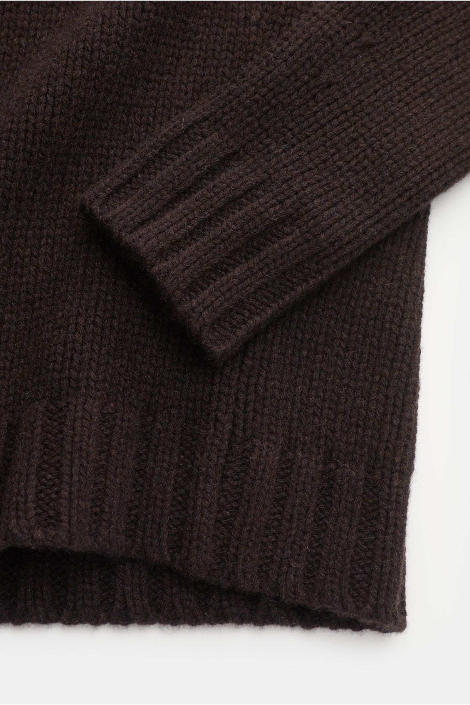 von Braun Cashmere Rollkragenpullover dunkelbraun