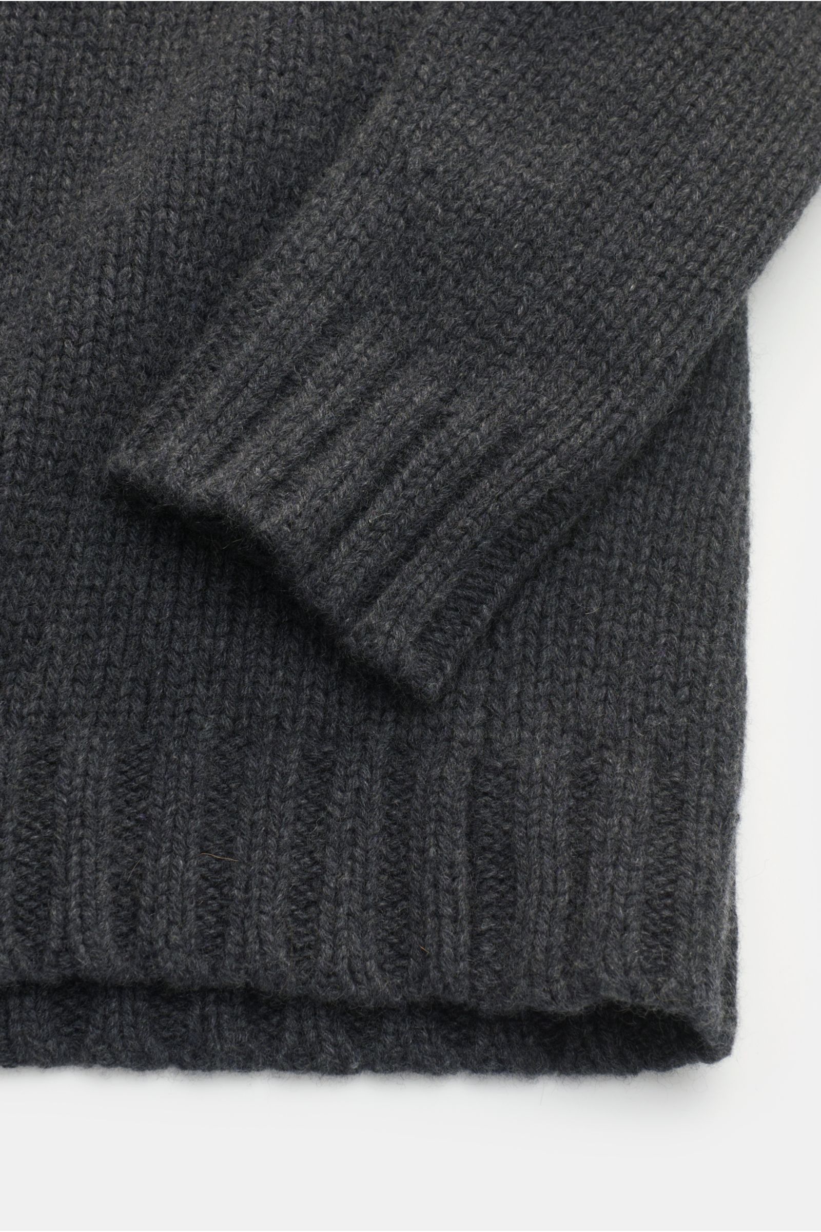 von Braun Cashmere Rollkragenpullover dunkelgrau