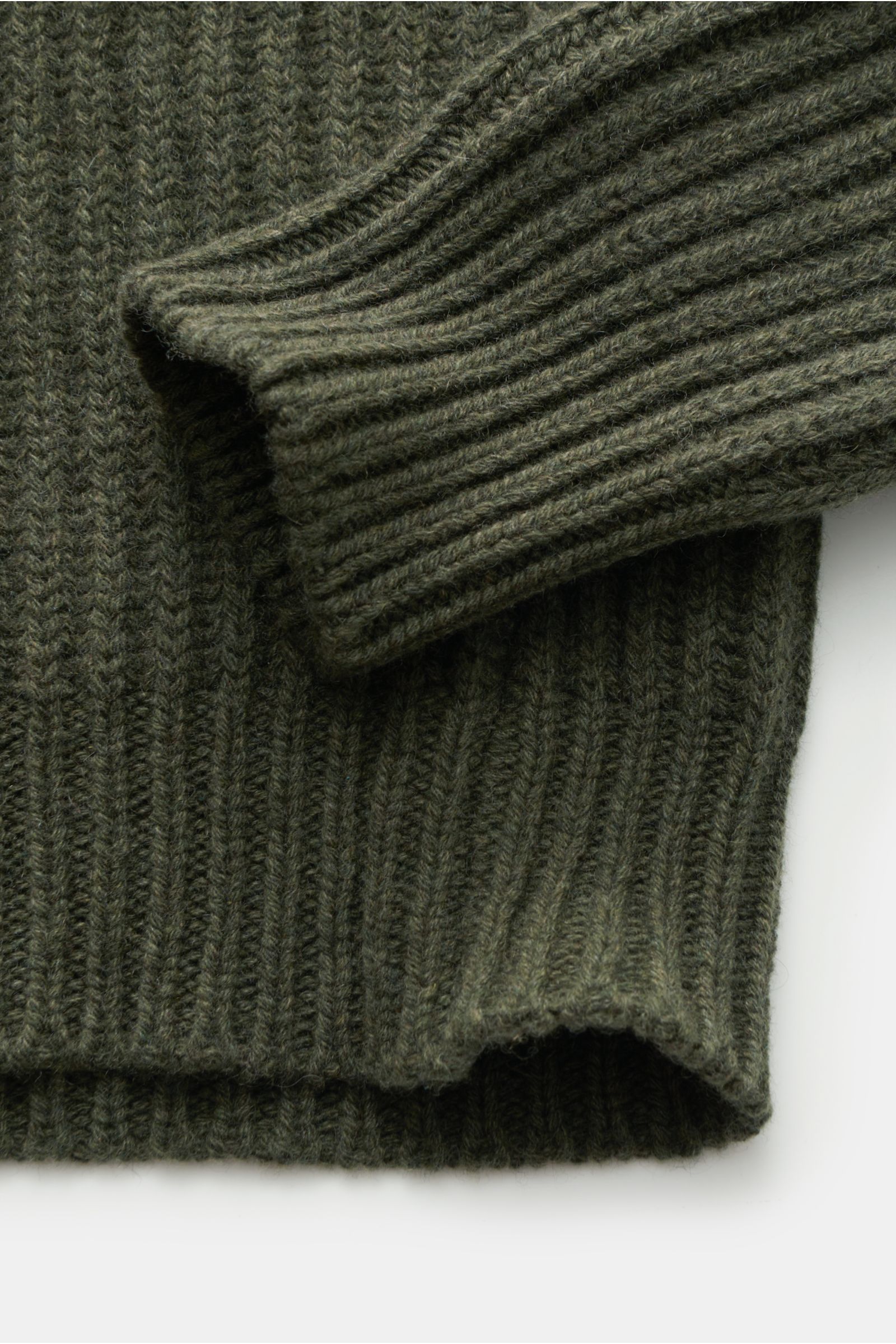 von Braun Cashmere Rollkragenpullover oliv