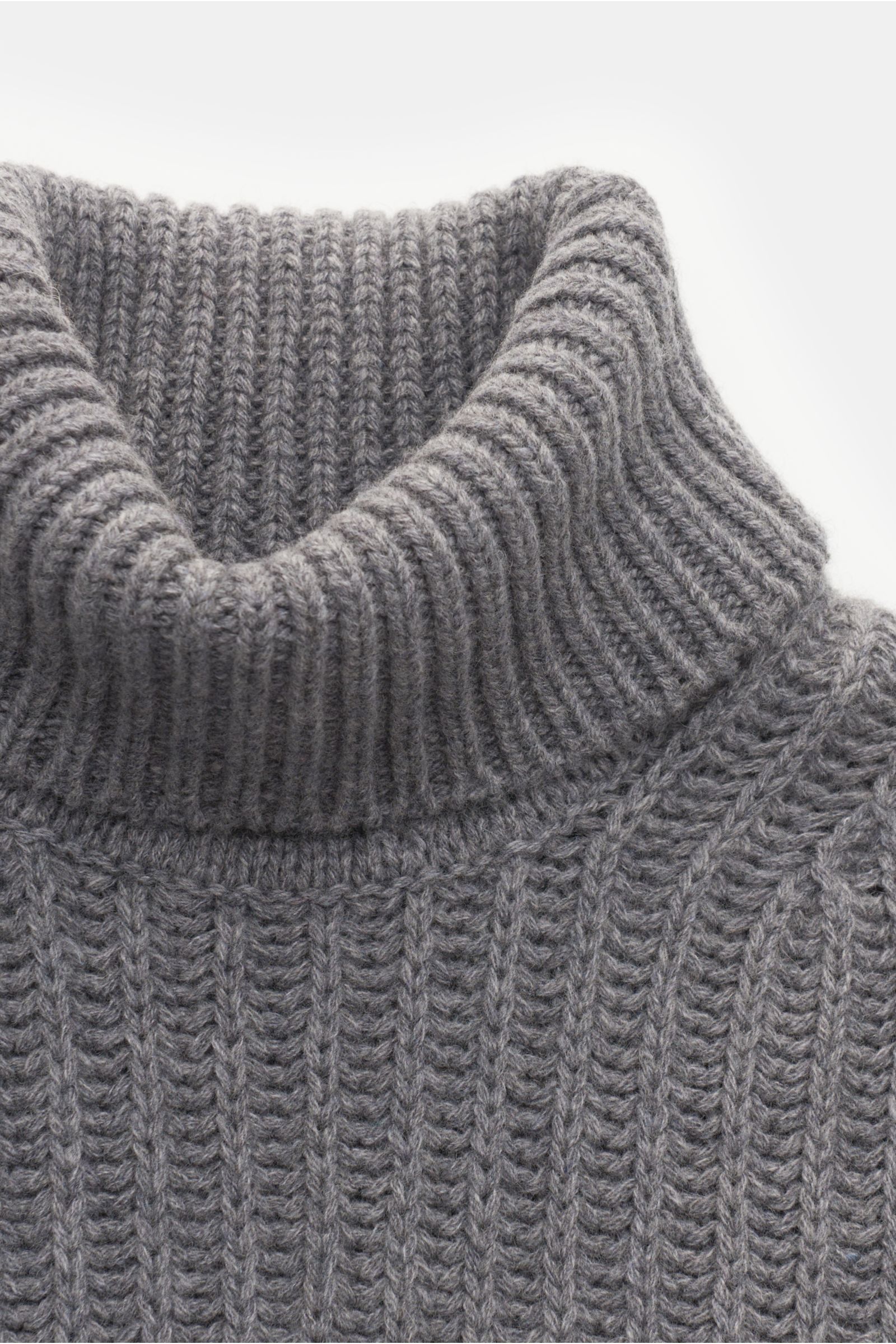 von Braun Cashmere Rollkragenpullover grau