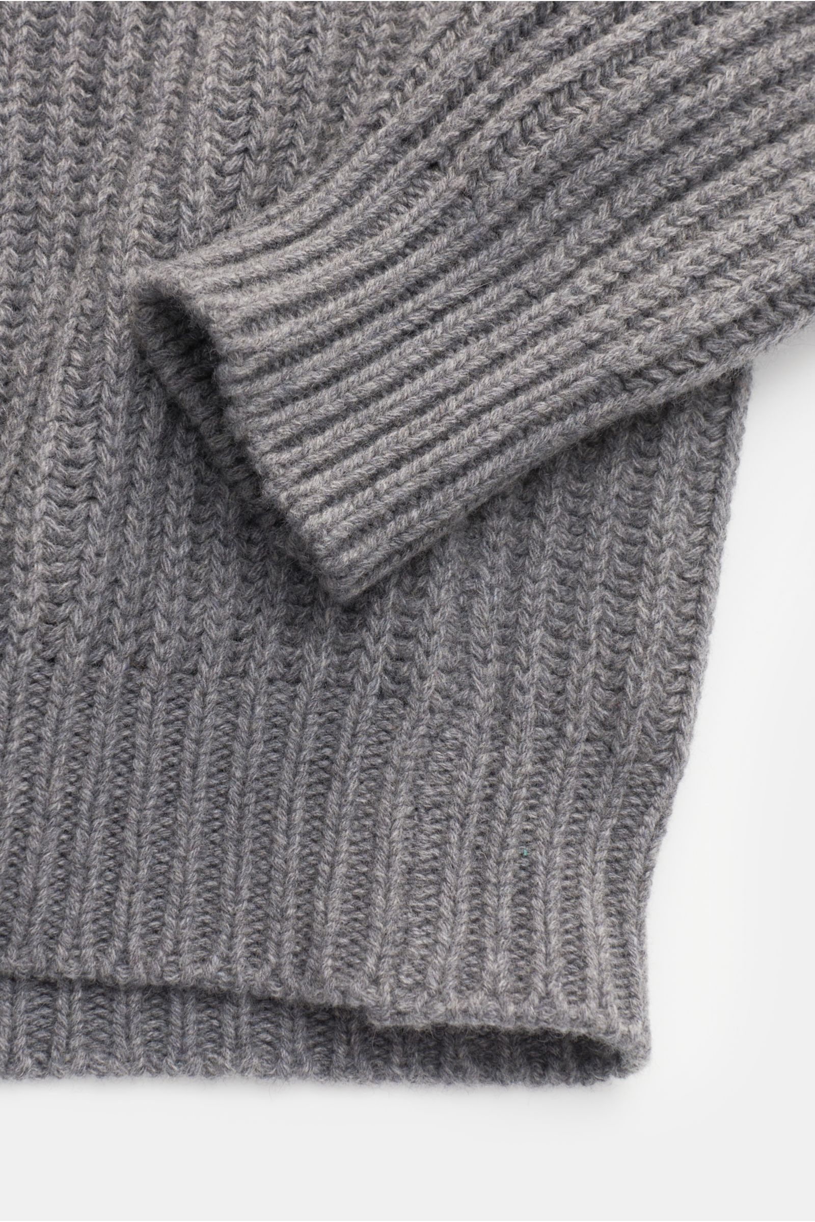 von Braun Cashmere Rollkragenpullover grau