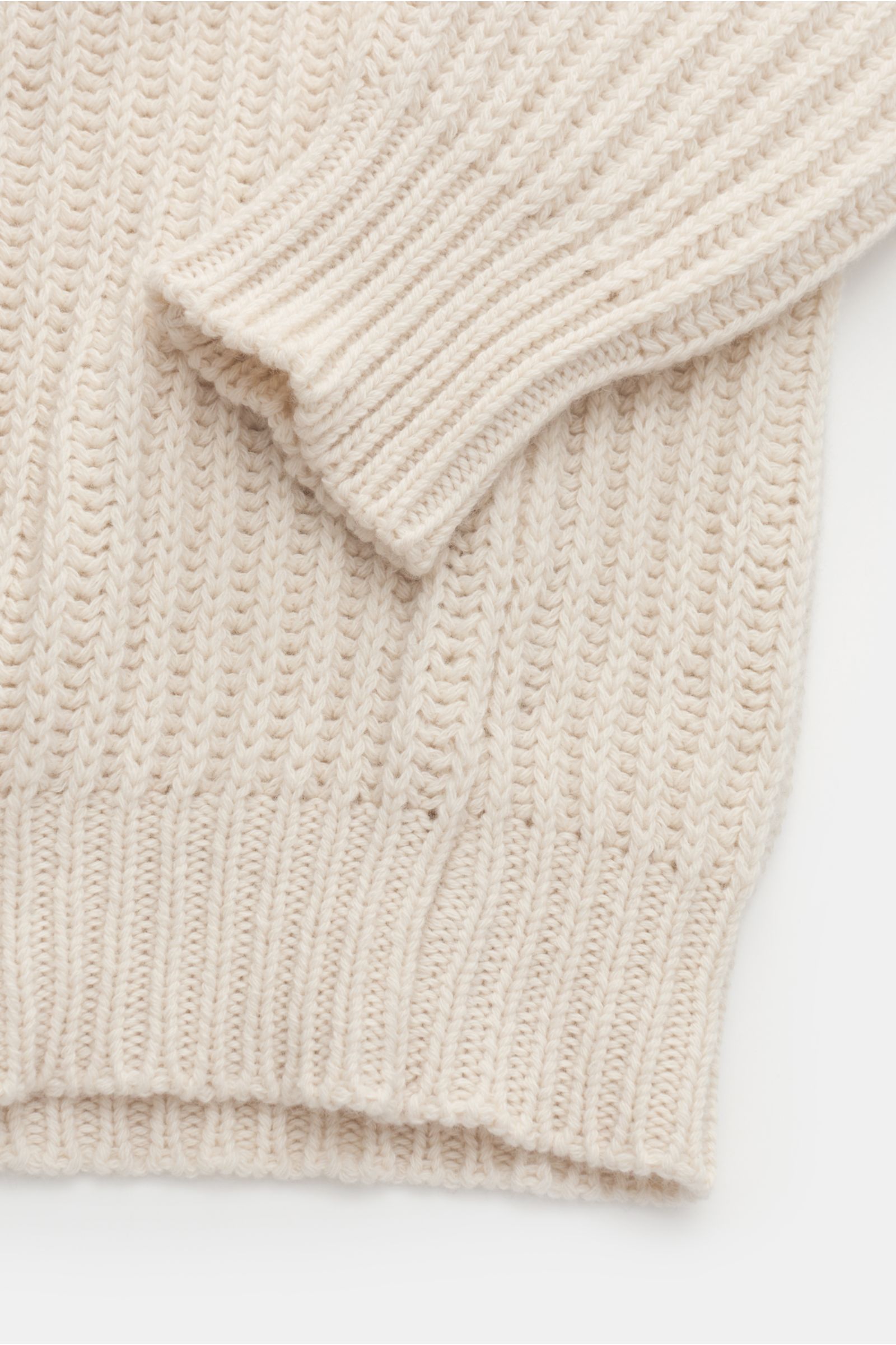 von Braun Cashmere turtleneck jumper cream
