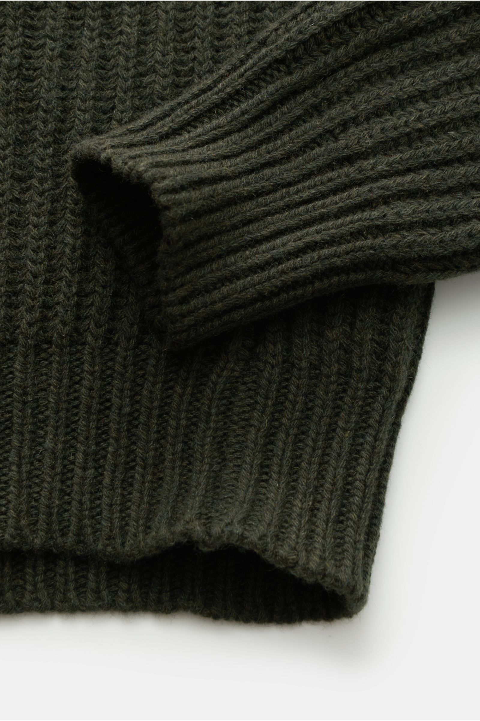 von Braun Cashmere turtleneck jumper dark olive