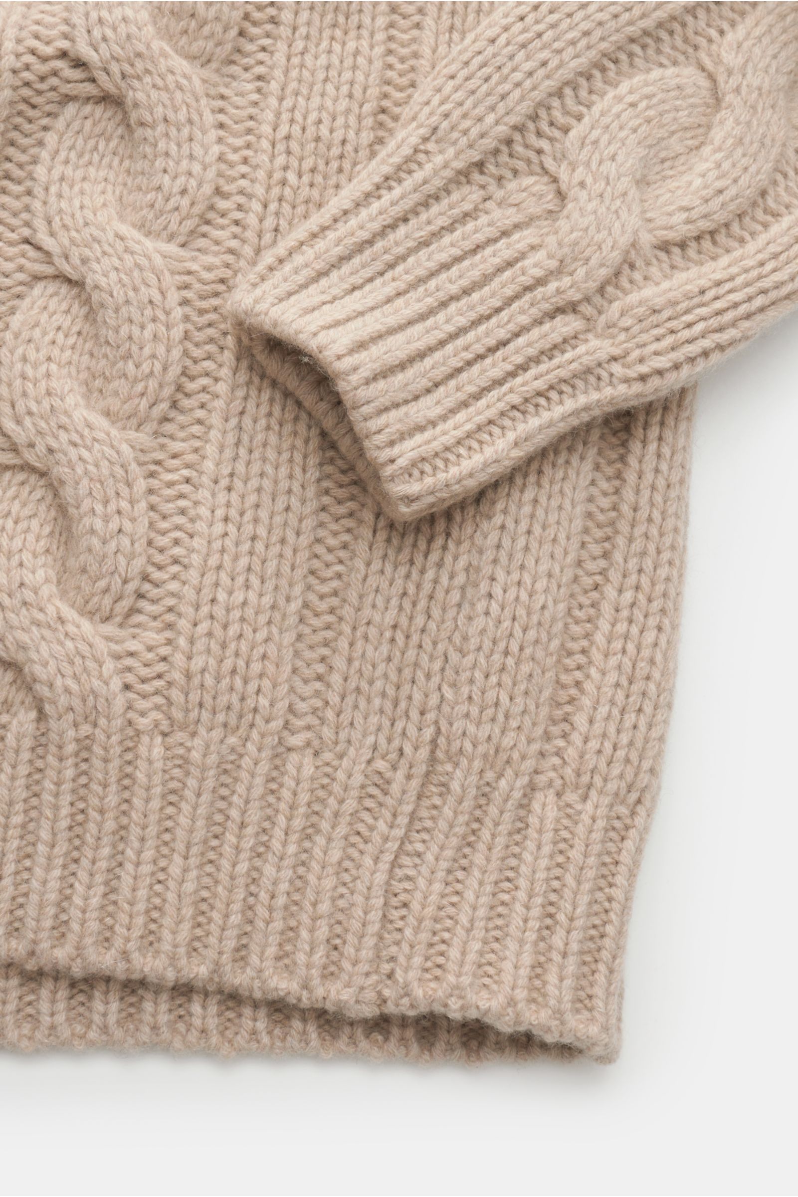 von Braun Cashmere Rollkragenpullover beige