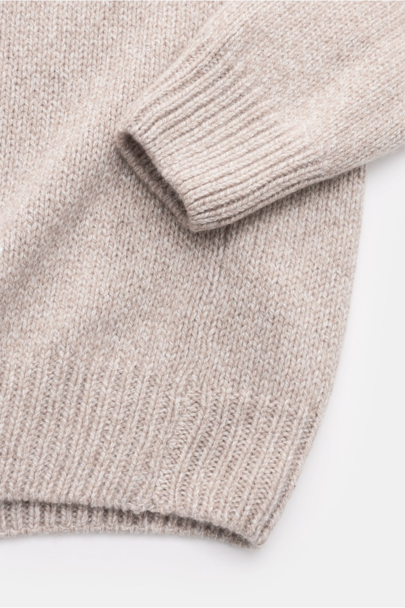 von Braun Cashmere turtleneck jumper beige