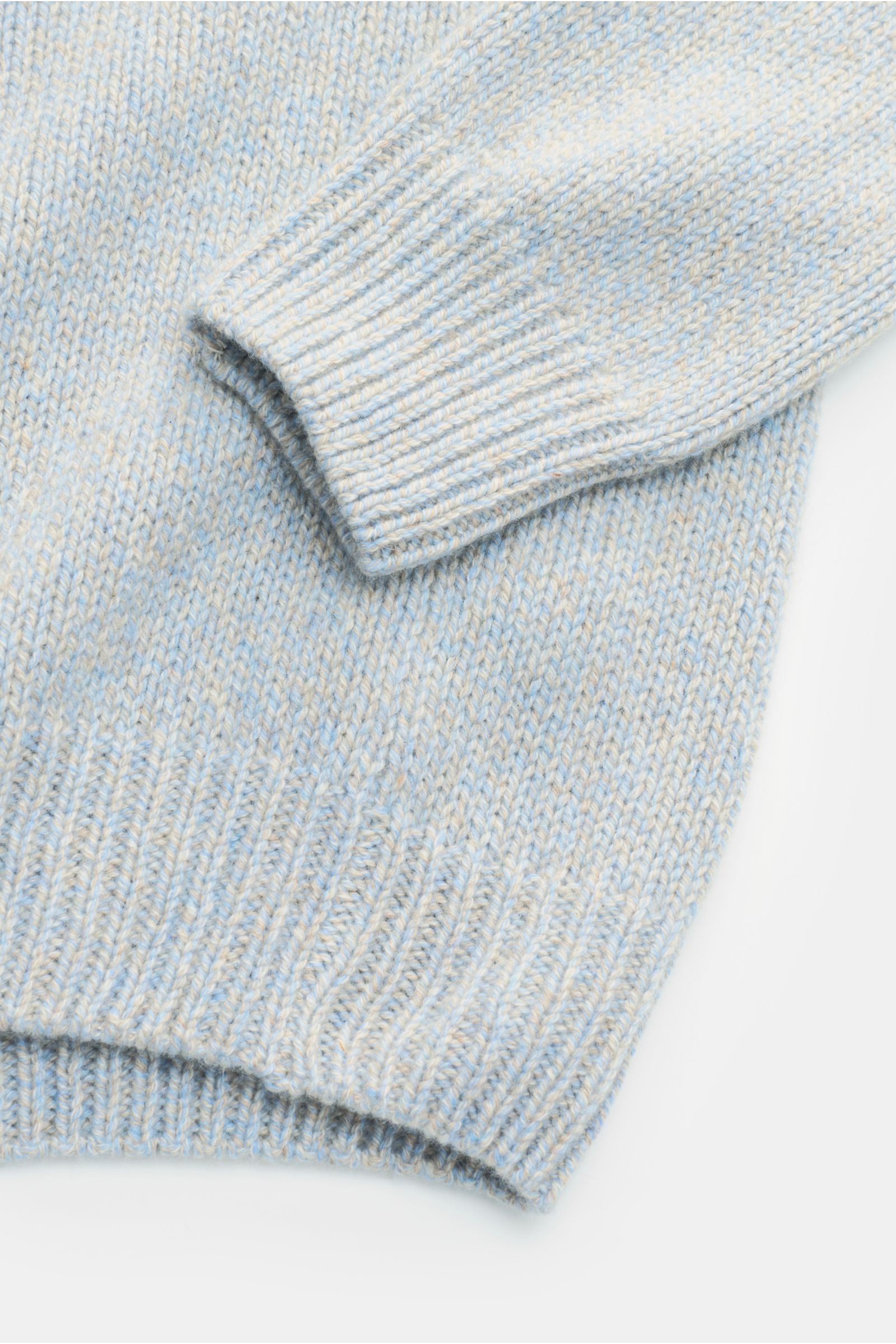 von Braun Cashmere turtleneck jumper light blue