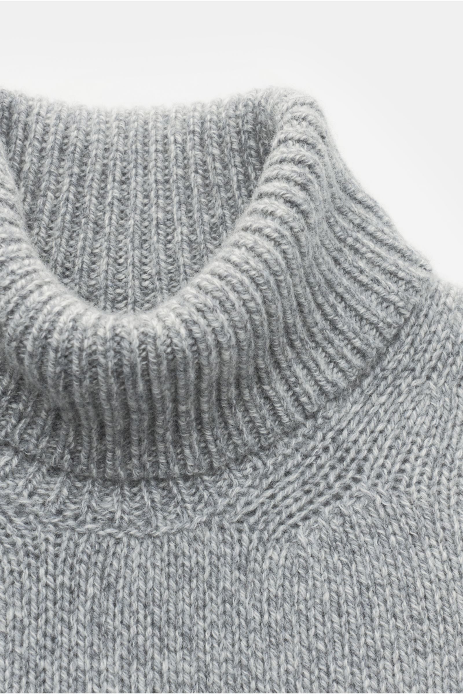 von Braun Cashmere turtleneck jumper grey
