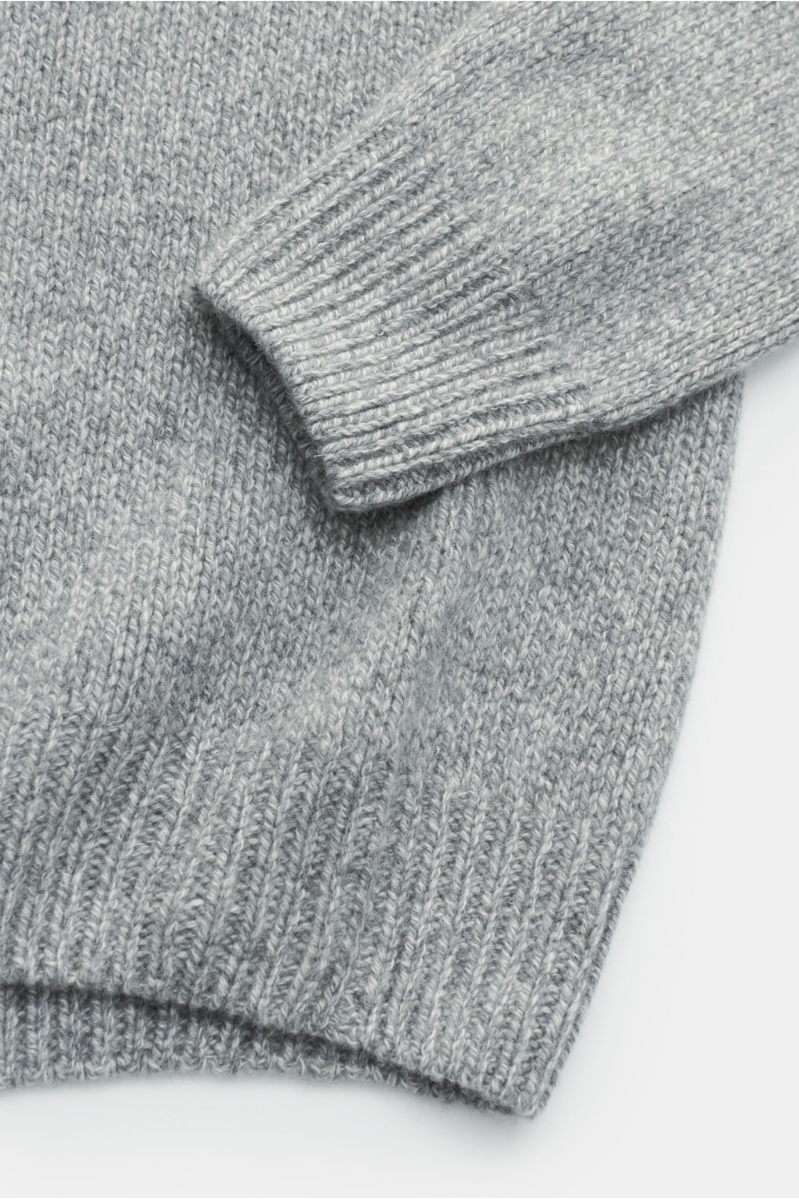 von Braun Cashmere turtleneck jumper grey