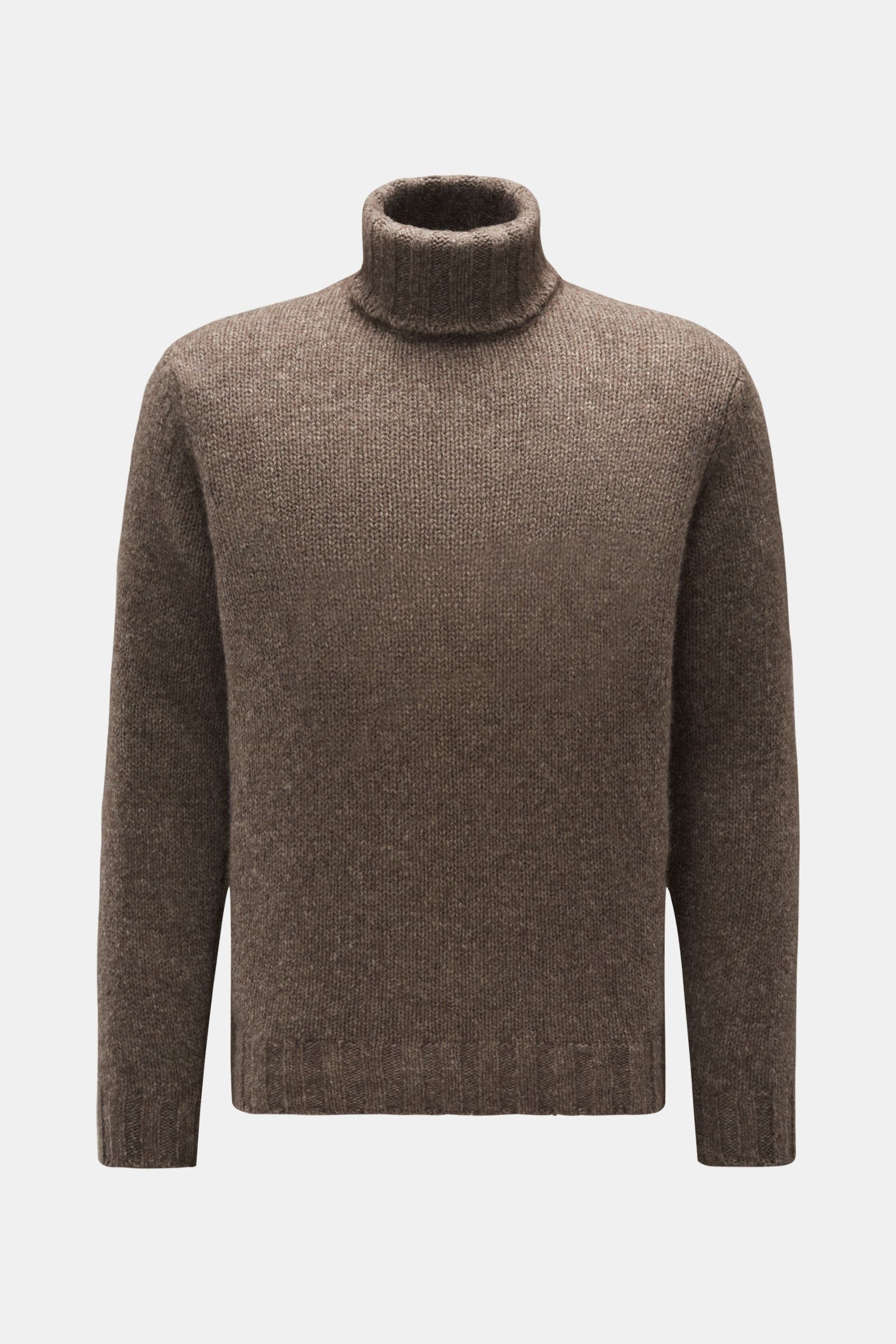 Filippo de Laurentiis Rollkragenpullover taupe meliert