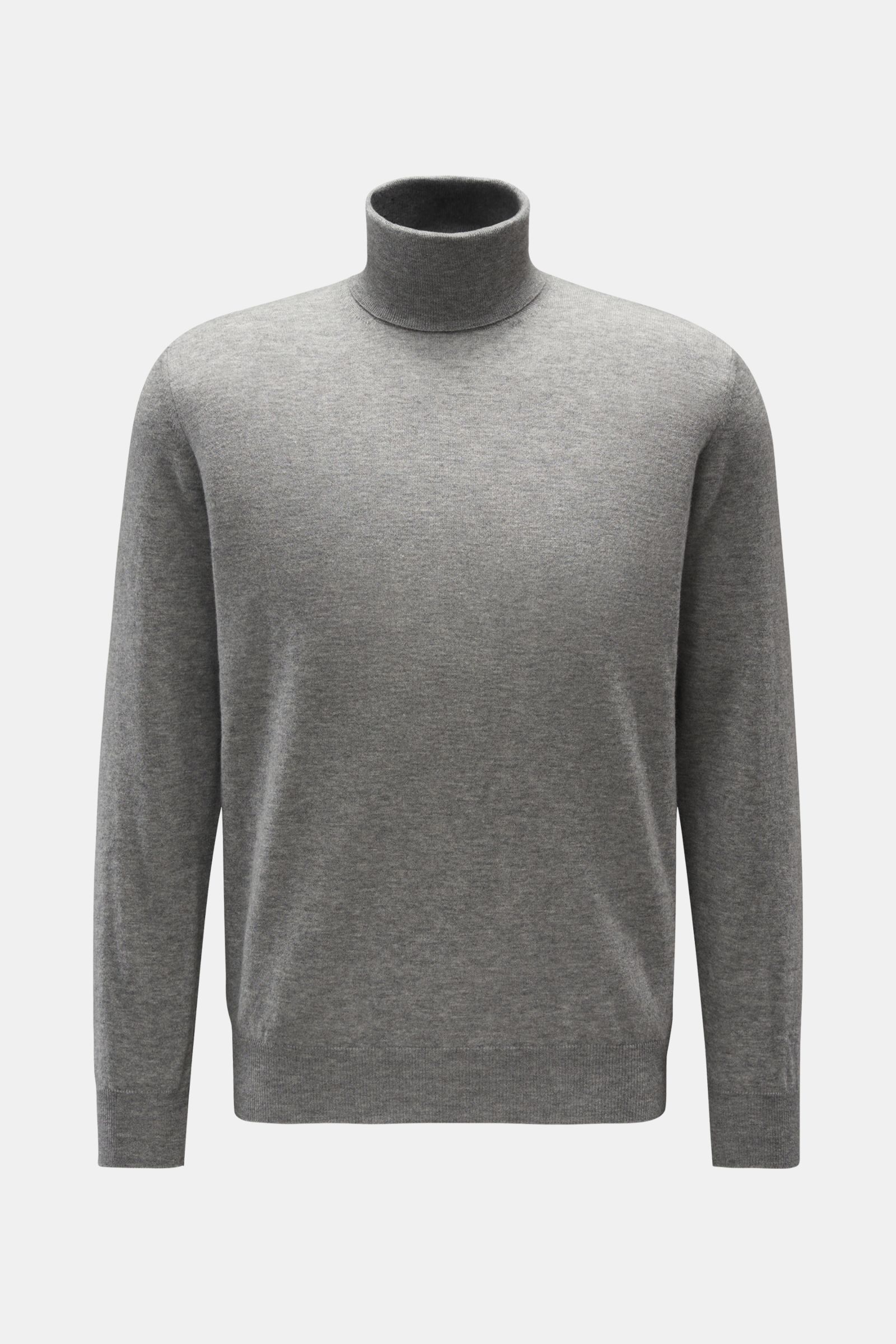 Filippo de Laurentiis Rollkragenpullover grau meliert