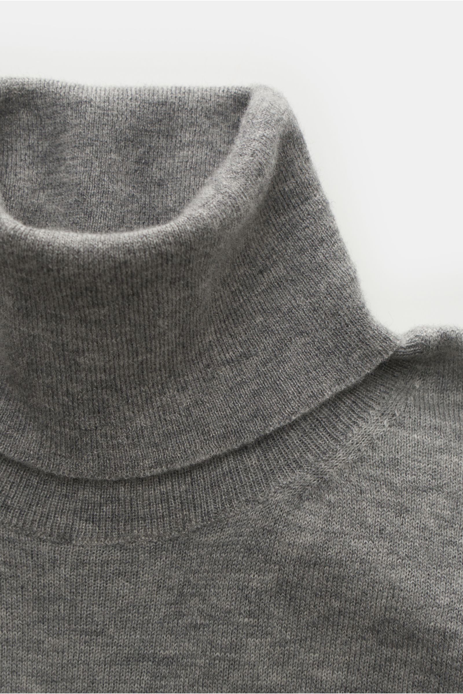 Filippo de Laurentiis Rollkragenpullover grau meliert