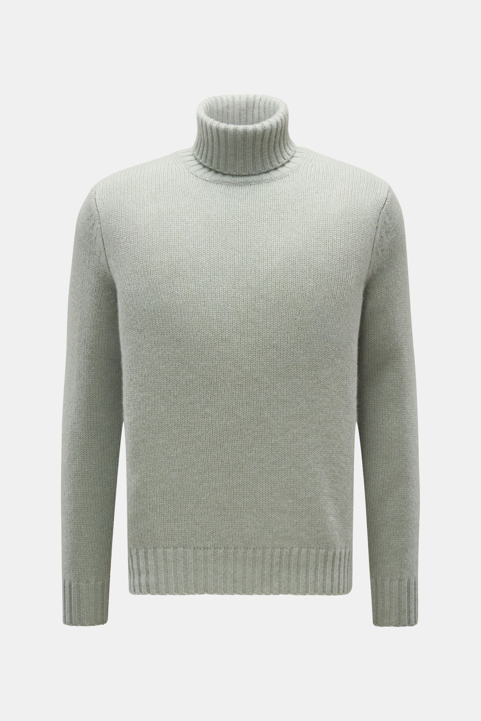 FTC Cashmere Rollkragenpullover graugrün