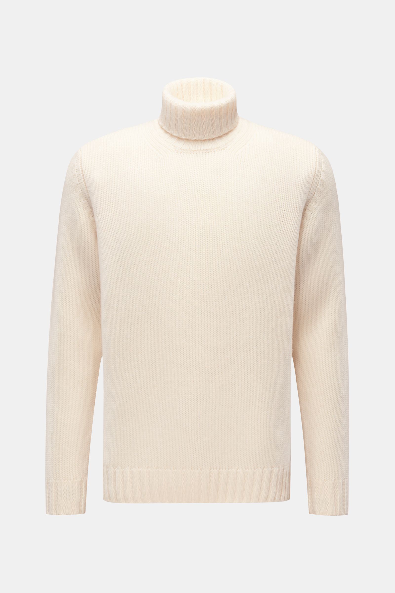Della Ciana Rollkragenpullover creme
