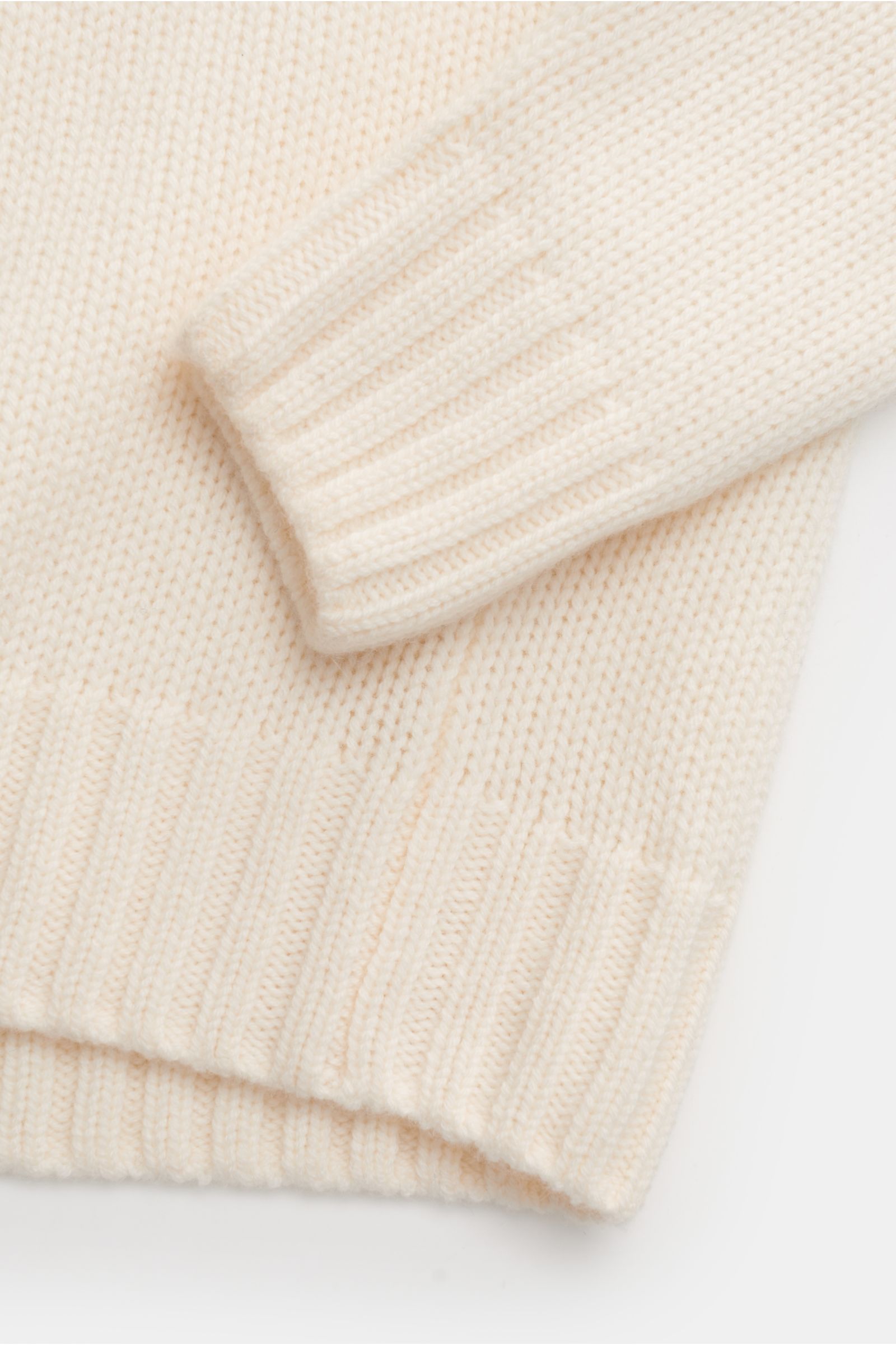 Della Ciana Rollkragenpullover creme