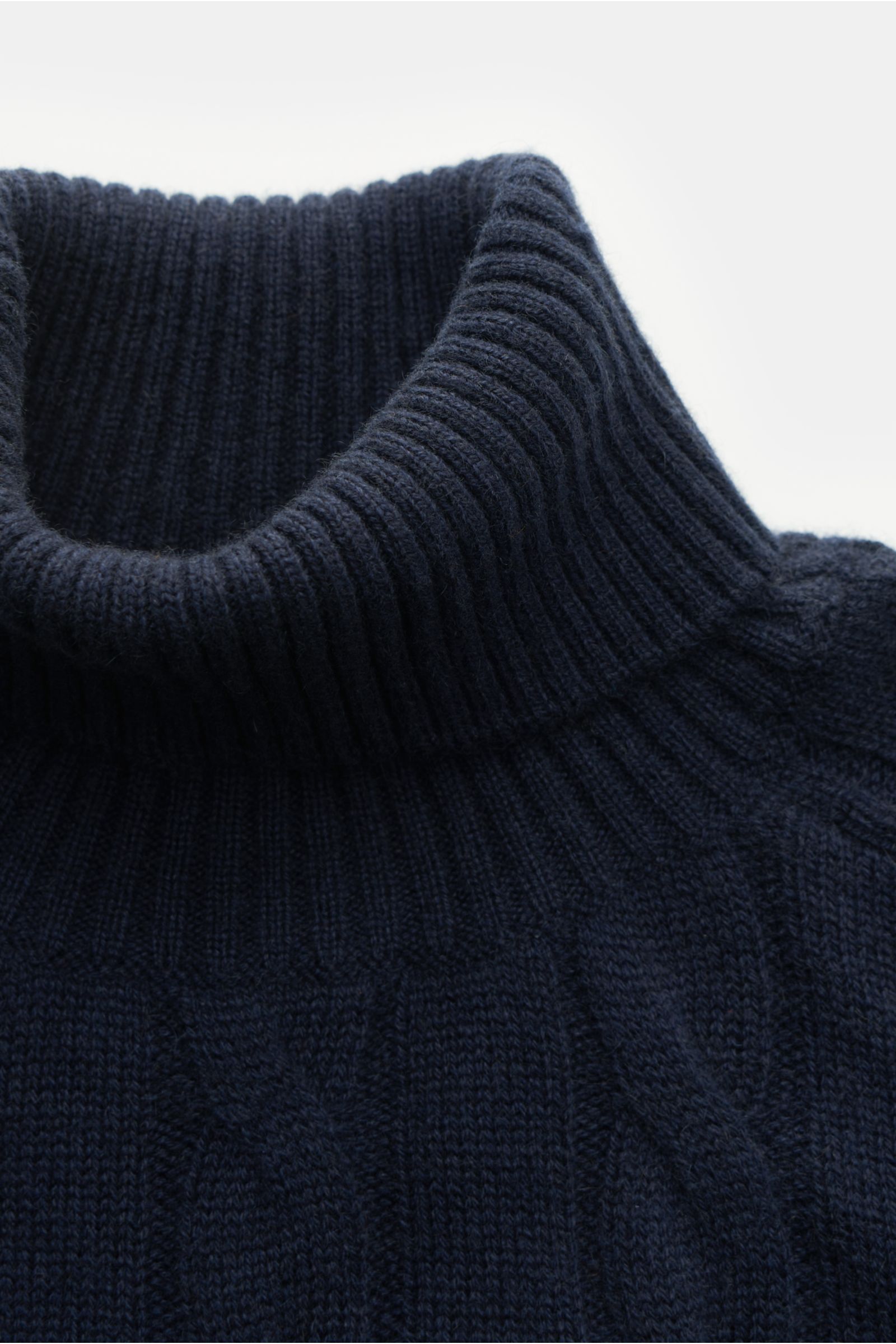 von Braun Cashmere Rollkragenpullover navy