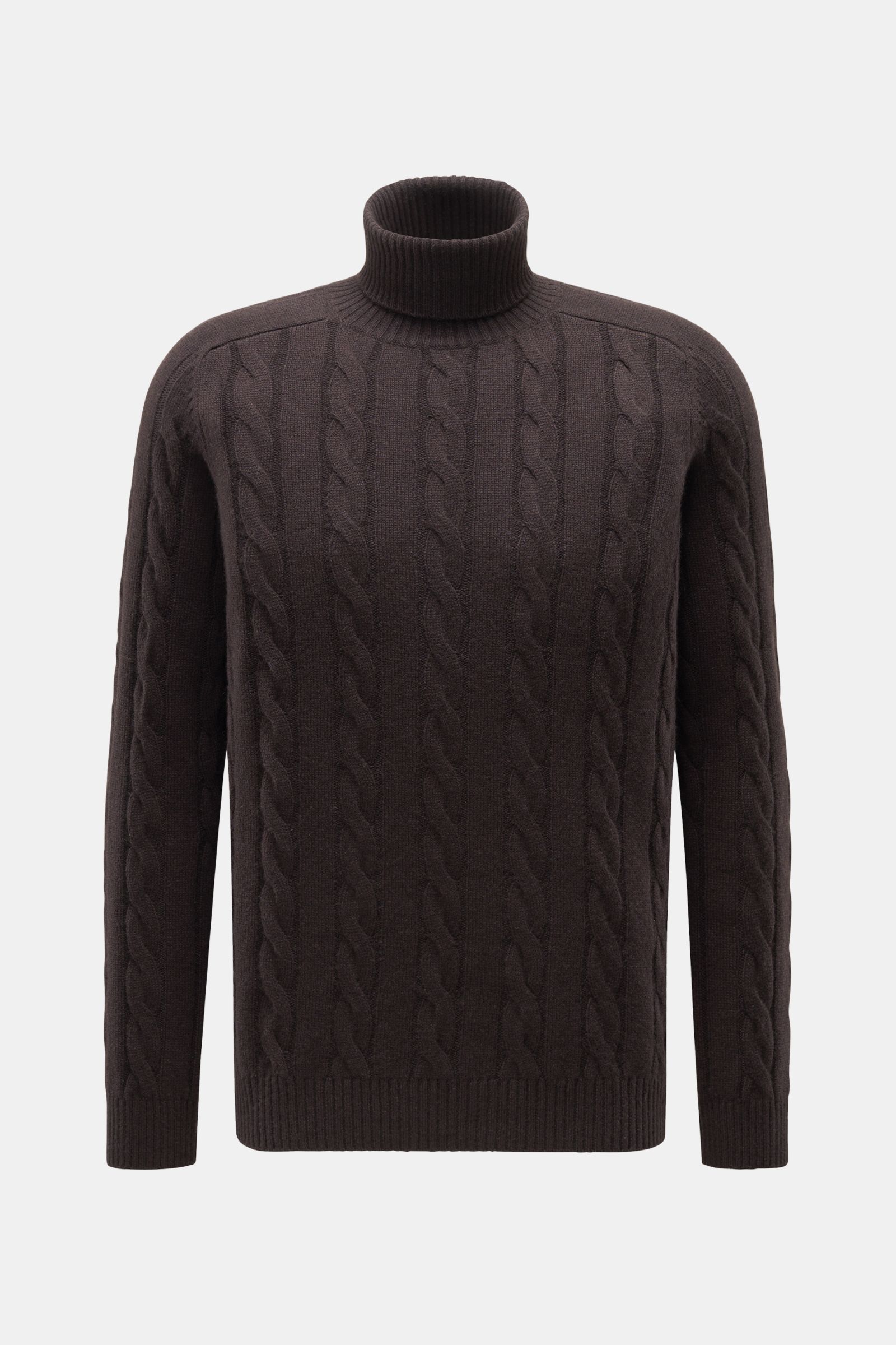 Turtleneck Dark Brown Cable Knit Sweater NWT American Eagle Dark