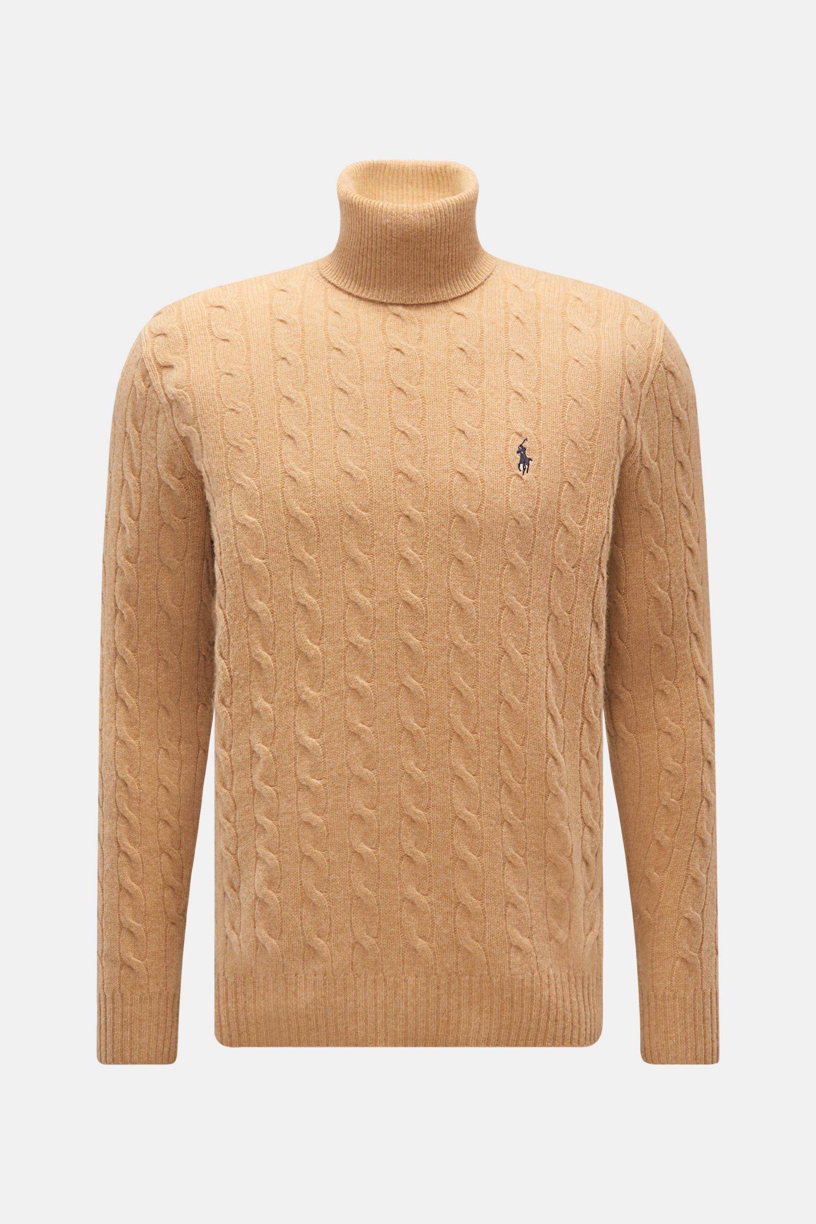 POLO RALPH LAUREN turtleneck jumper beige BRAUN Hamburg