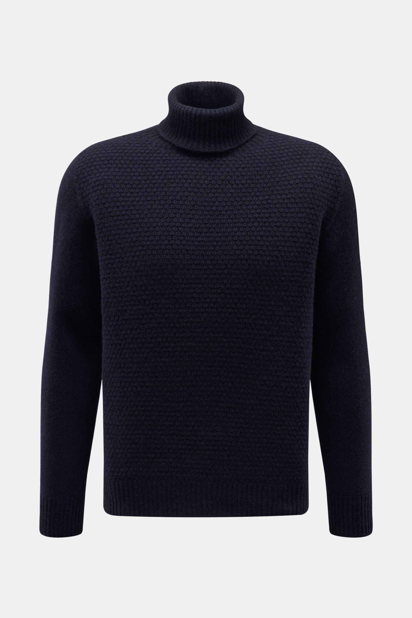 04651/ A trip in a bag Cashmere Rollkragenpullover navy