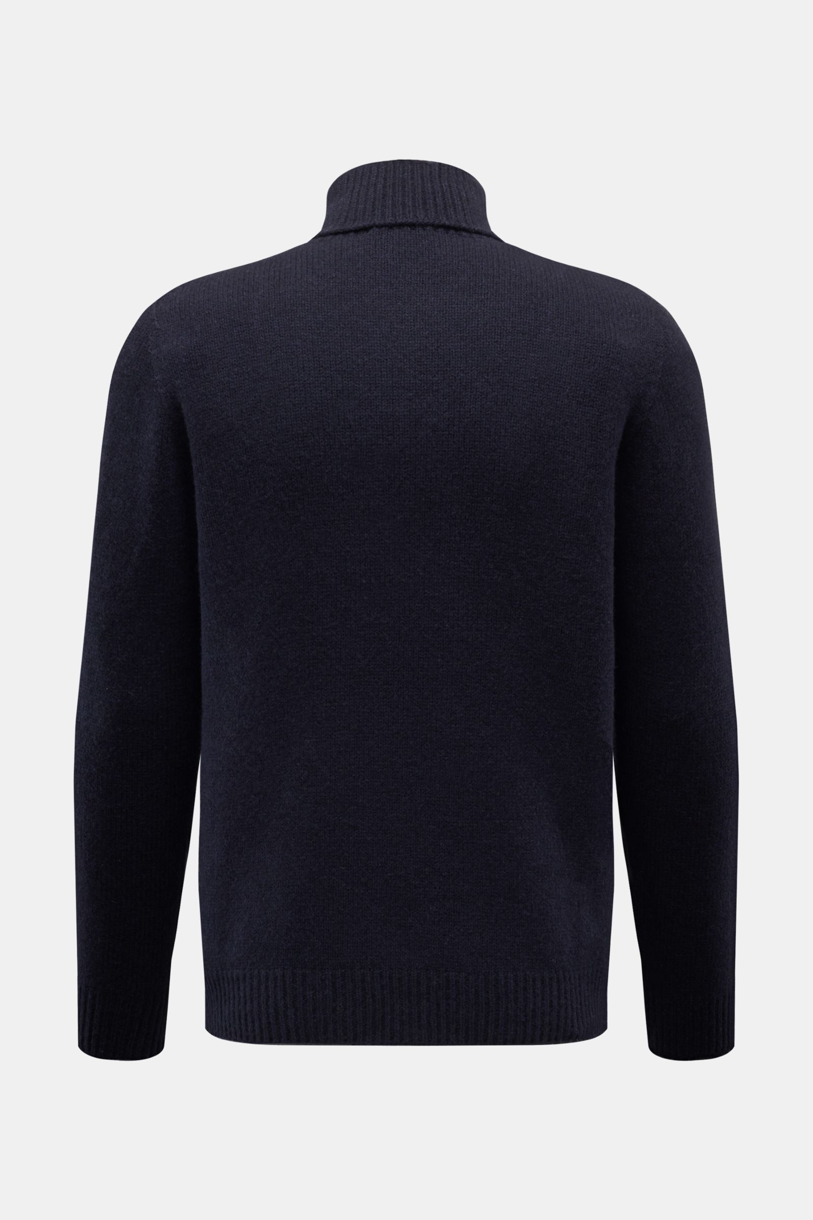 04651/ A trip in a bag Cashmere Rollkragenpullover navy