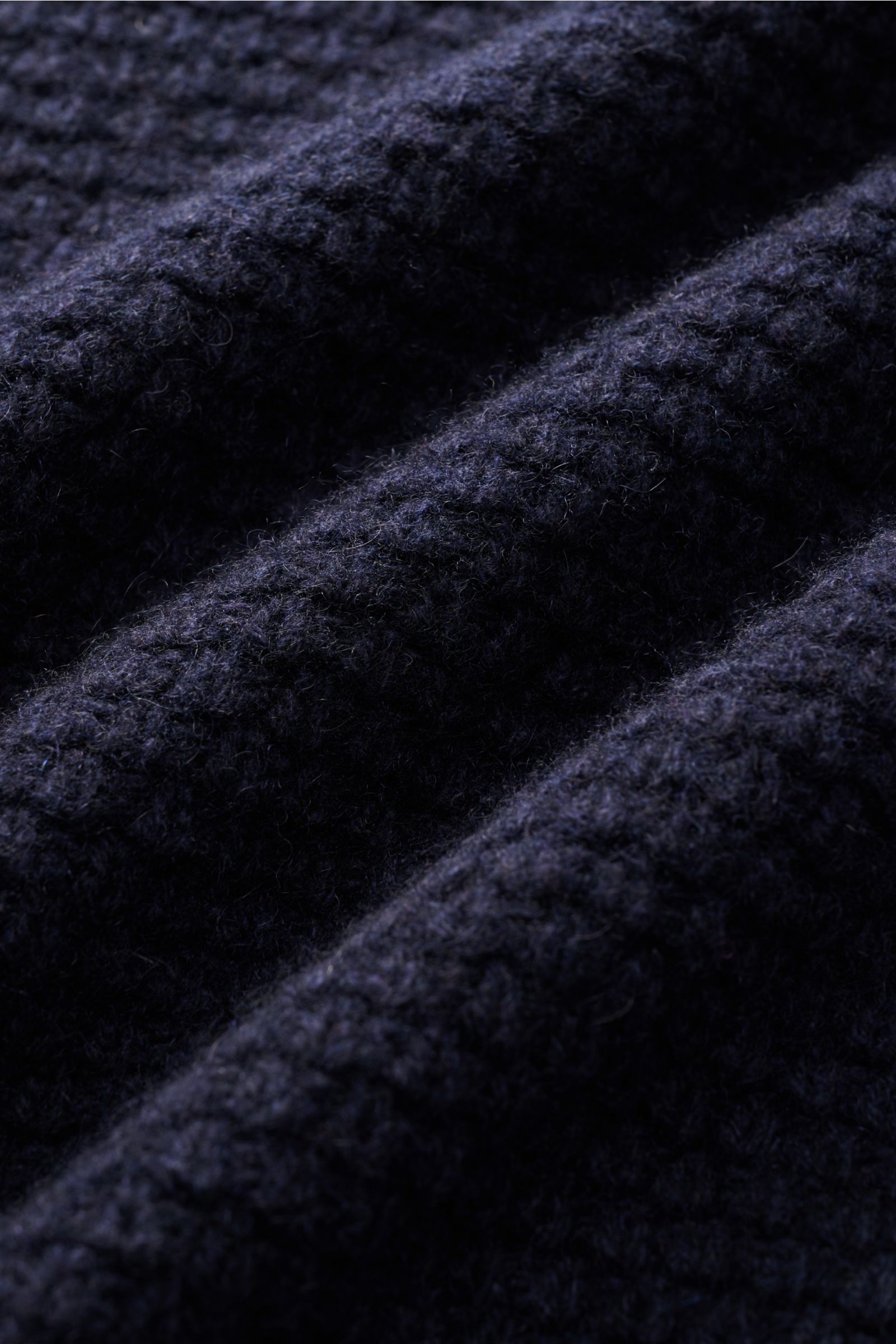 04651/ A trip in a bag Cashmere Rollkragenpullover navy