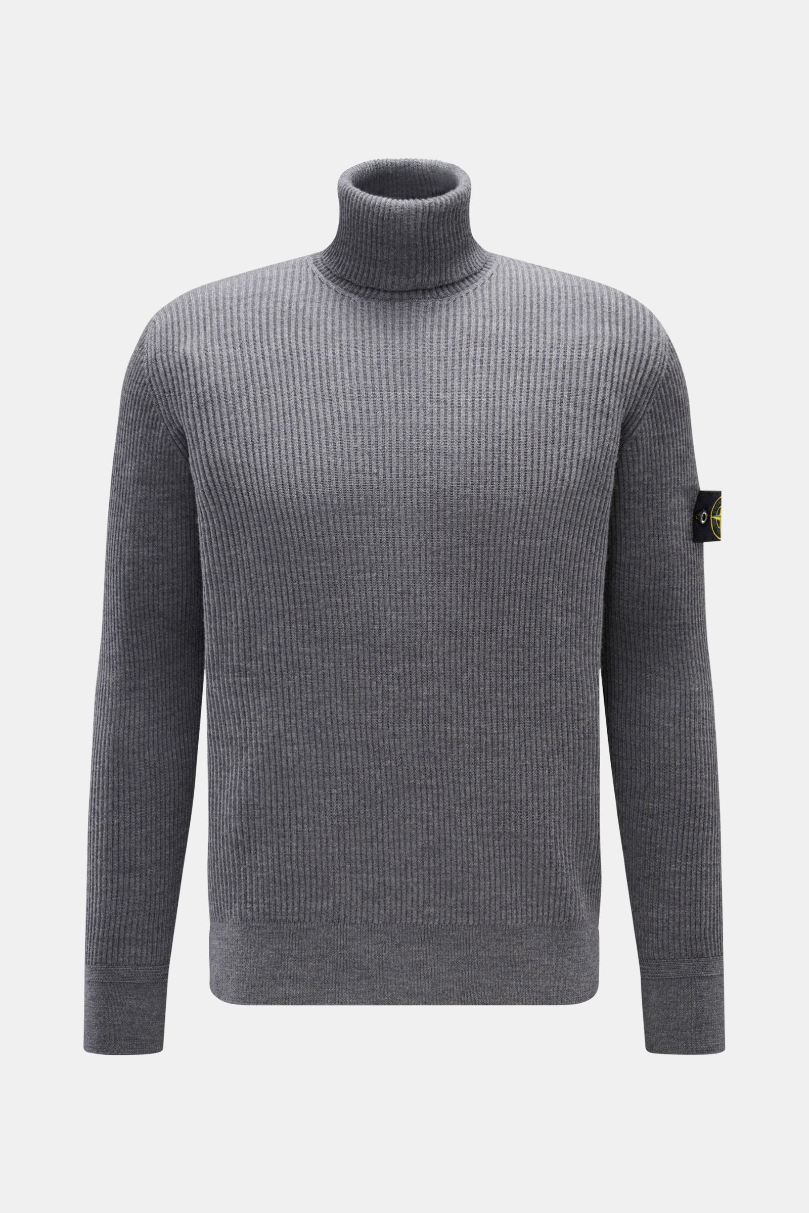 STONE ISLAND turtleneck jumper grey BRAUN Hamburg